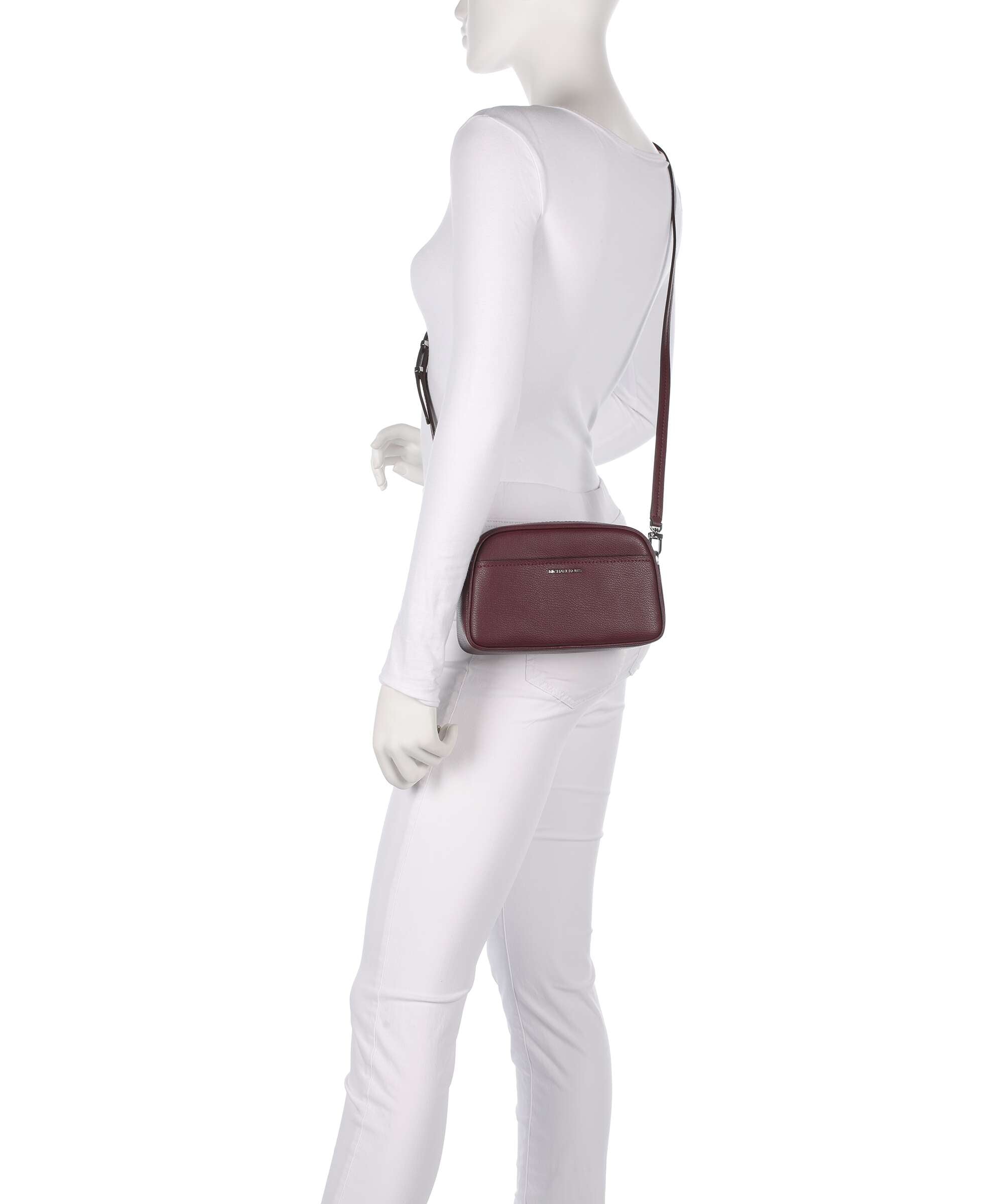 Michael Kors Jet Set Small Crossbody bag oxblood