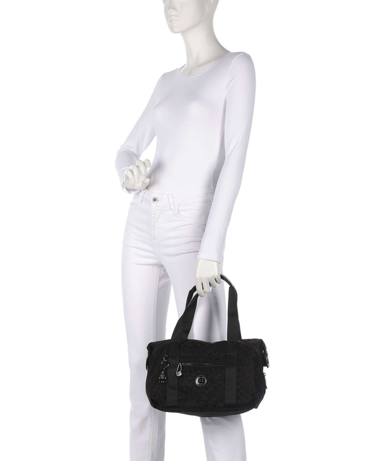 Kipling Elevated Art Mini Handbag black sign