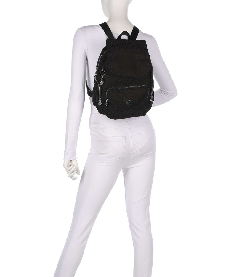 Kipling Elevated City Zip S Backpack noir sign