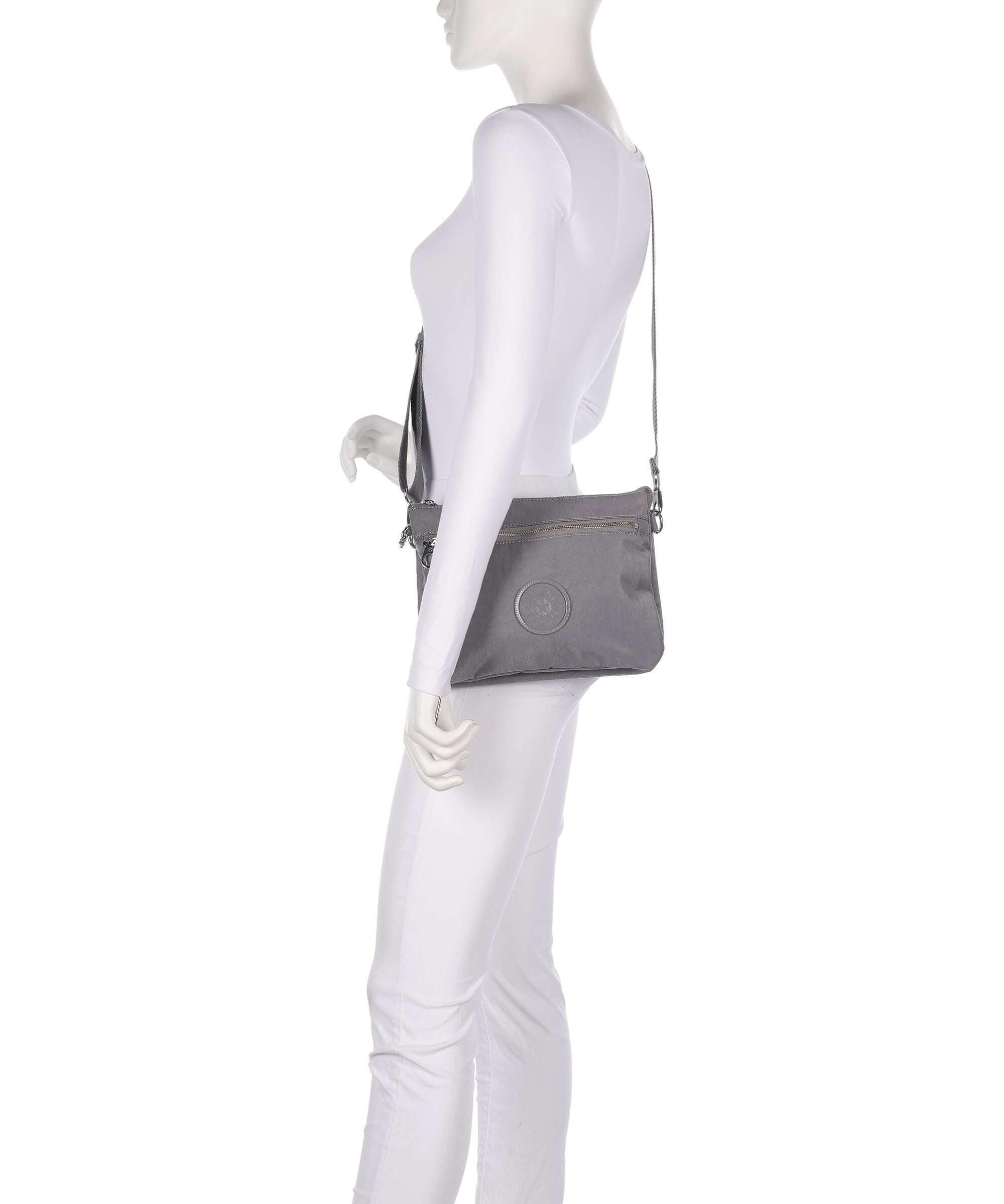 Kipling Charm Riri L Zip Crossbody bag grey spice