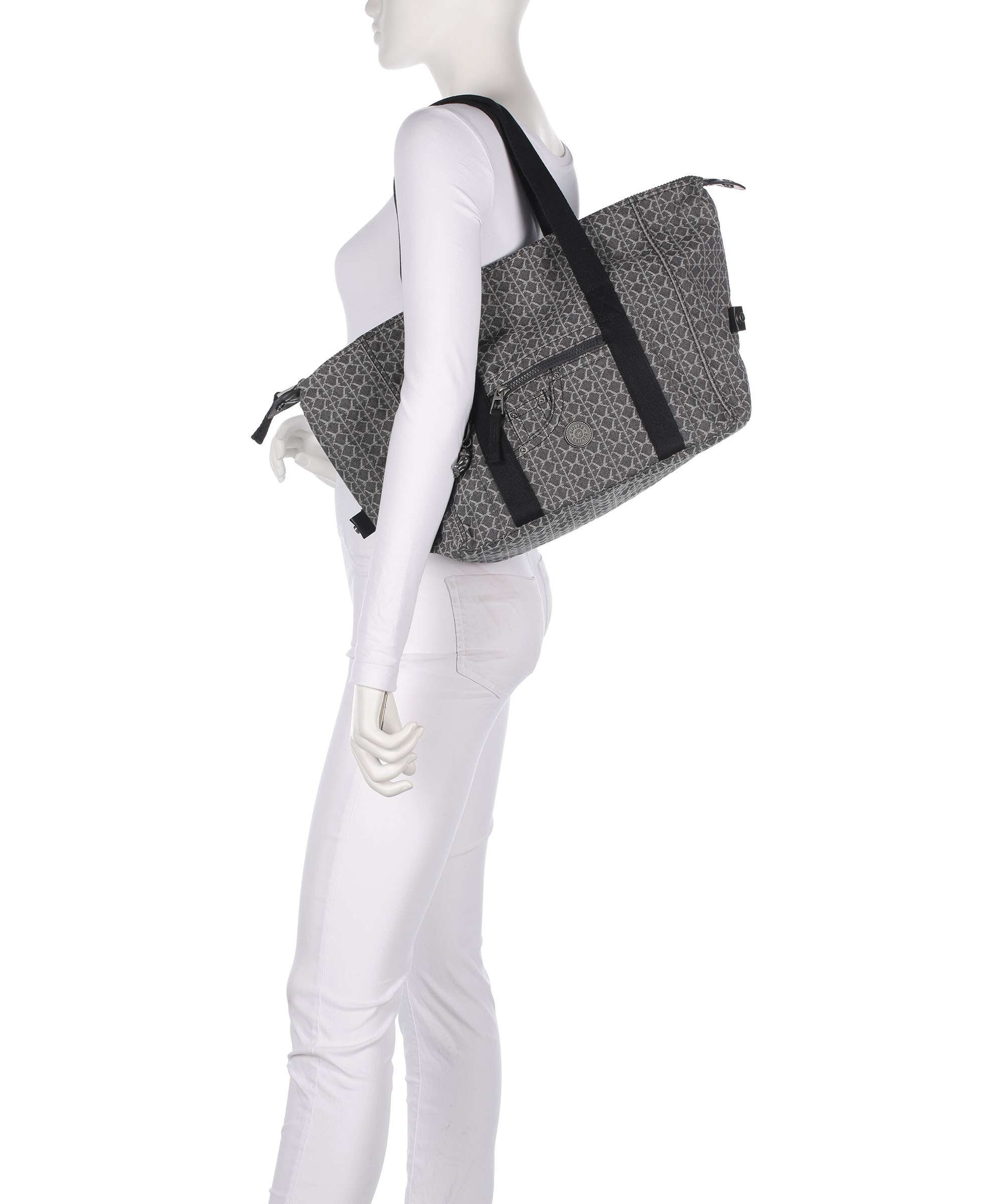 Kipling Denim Love Casual Art Tote bag grey/denim