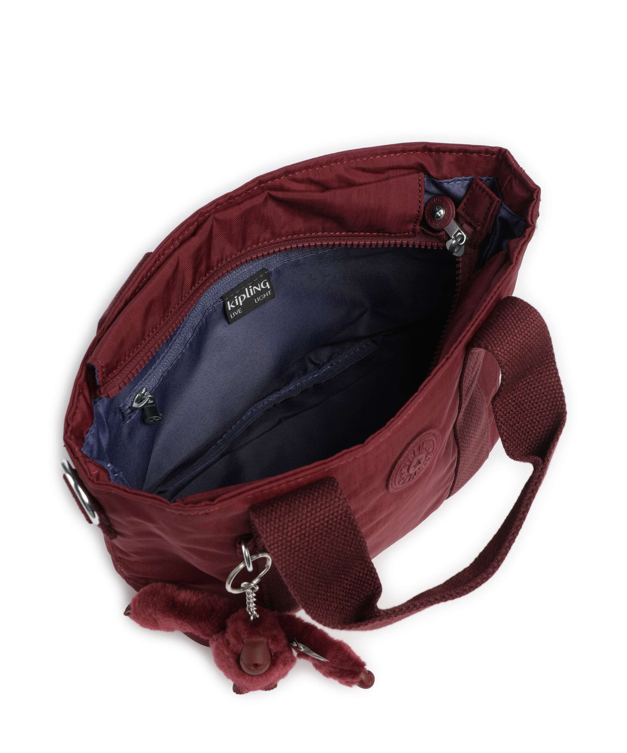 Kipling Basic Minta Handbag lounge wine