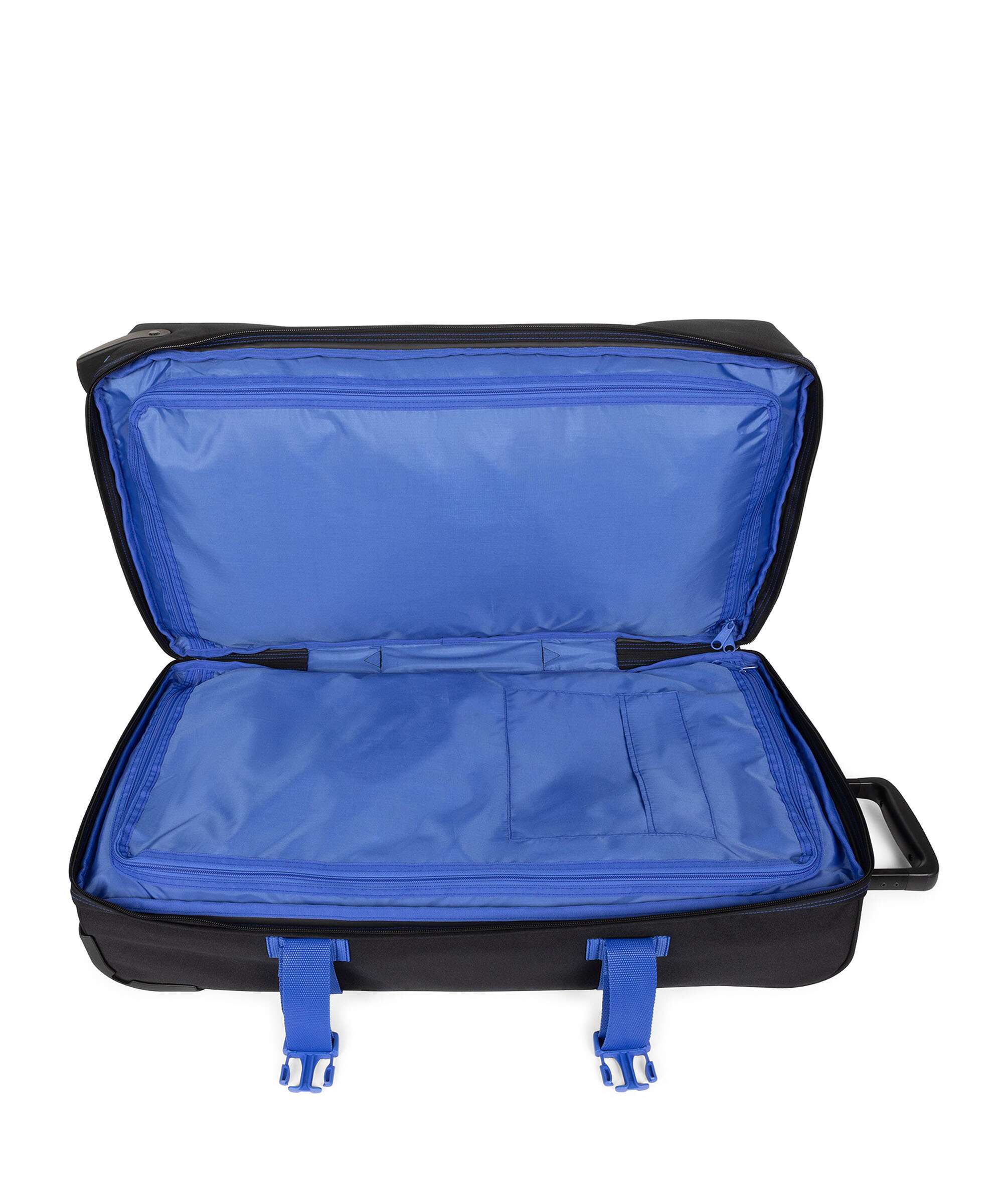 Eastpak Tranverz L Travel bag with wheels black/blue