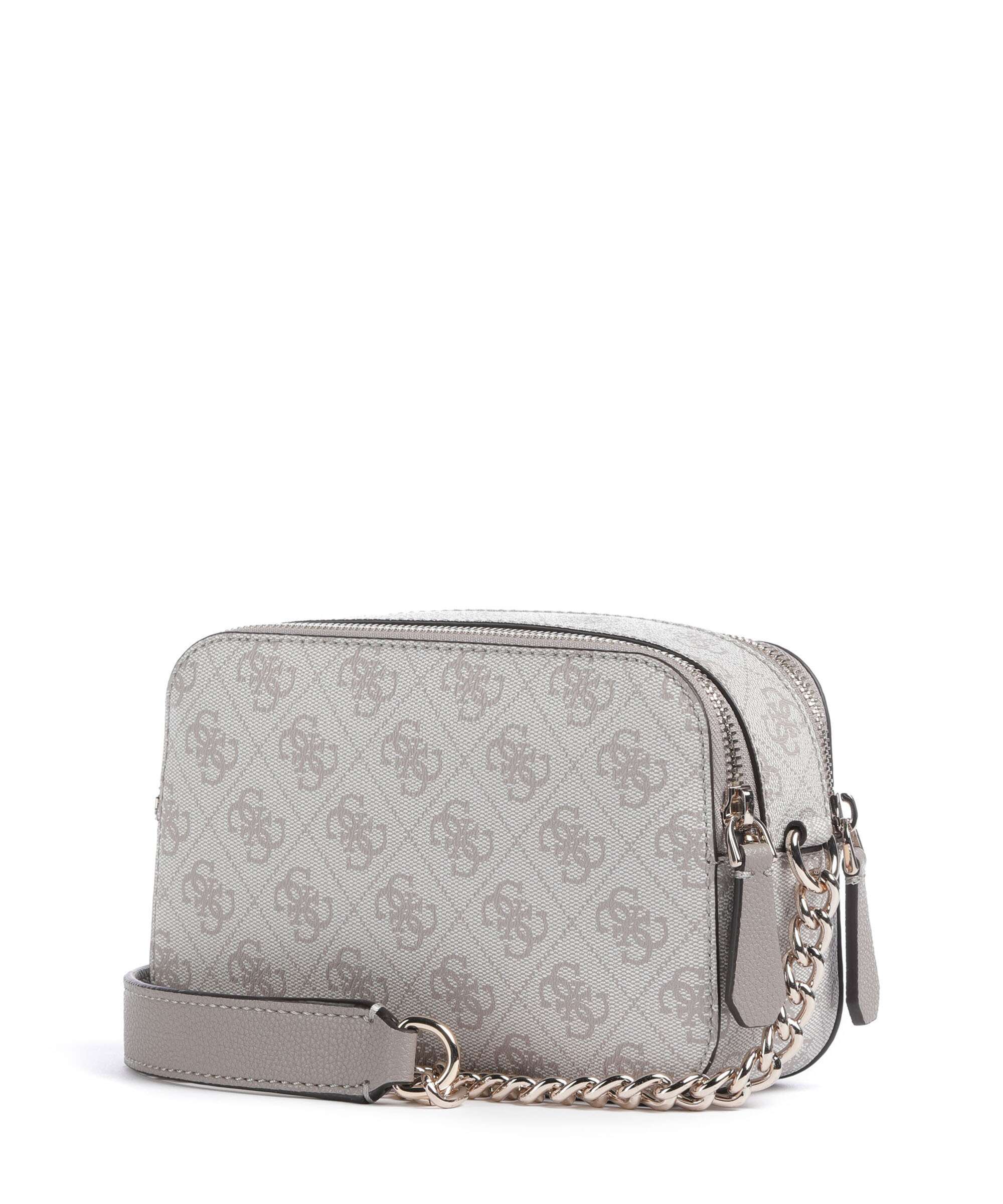 Guess Noelle Crossbody bag dark taupe logo