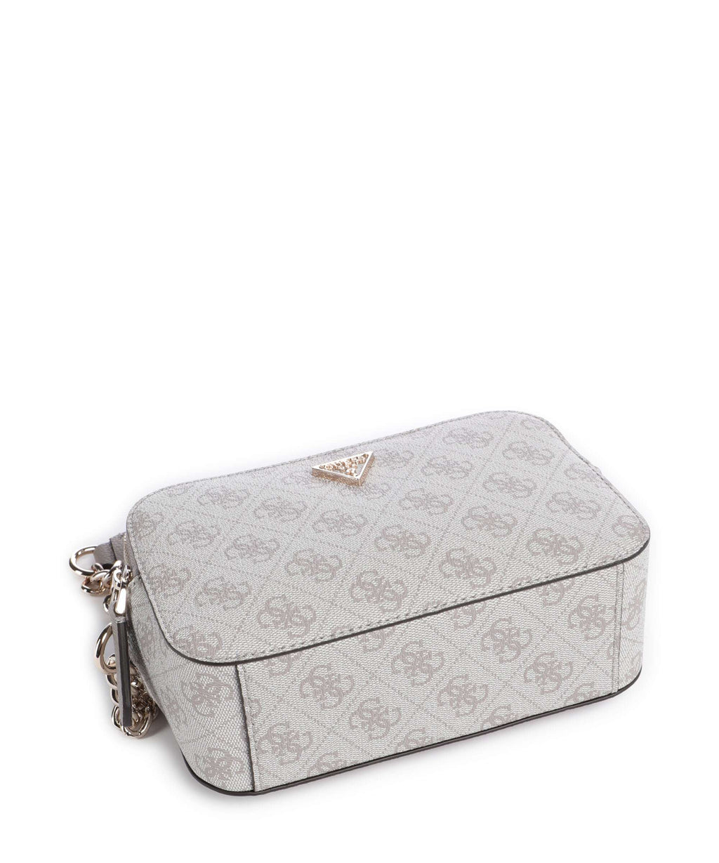 Guess Noelle Crossbody bag dark taupe logo
