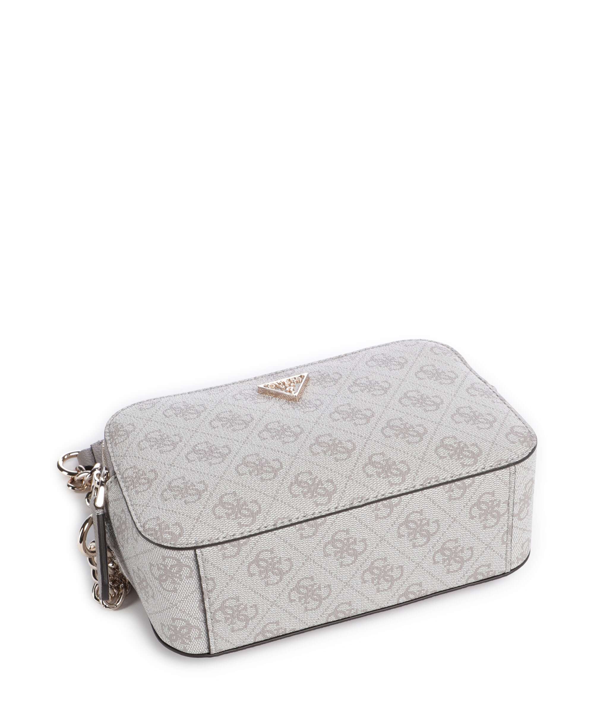 Guess Noelle Crossbody bag dark taupe logo