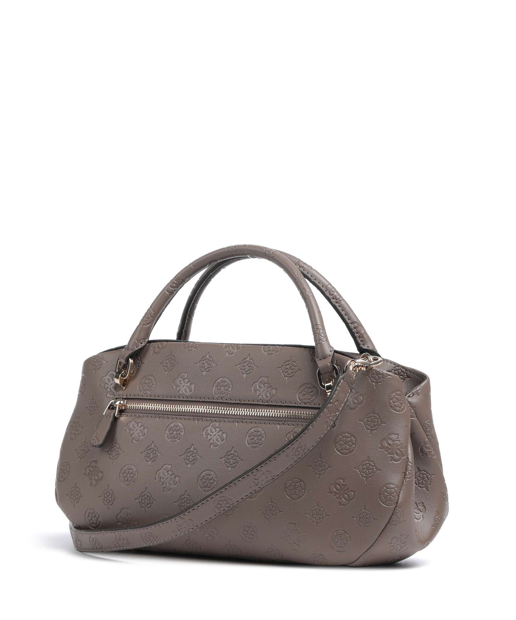 Guess Carmella Handbag taupe logo