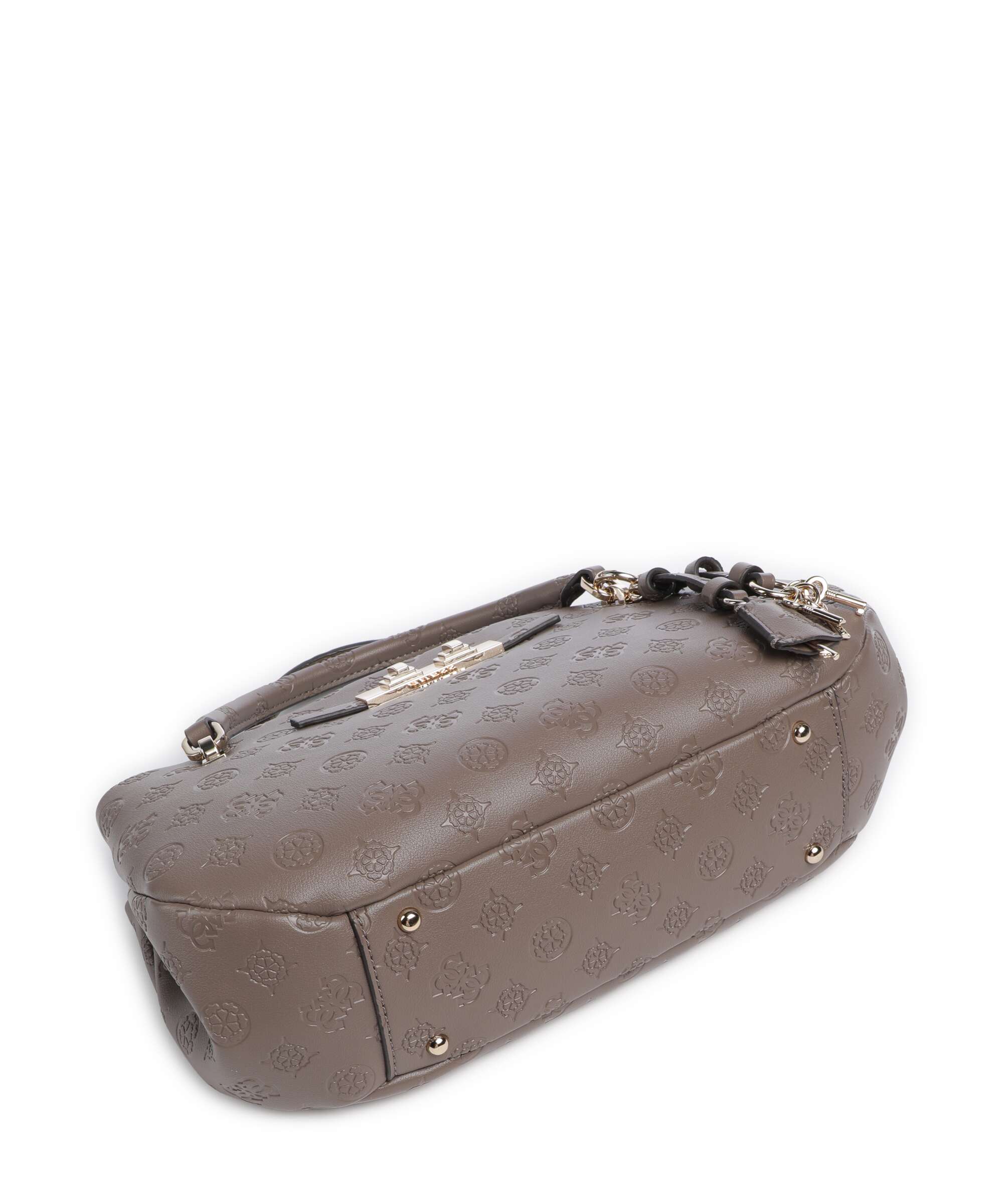 Guess Carmella Handbag taupe logo