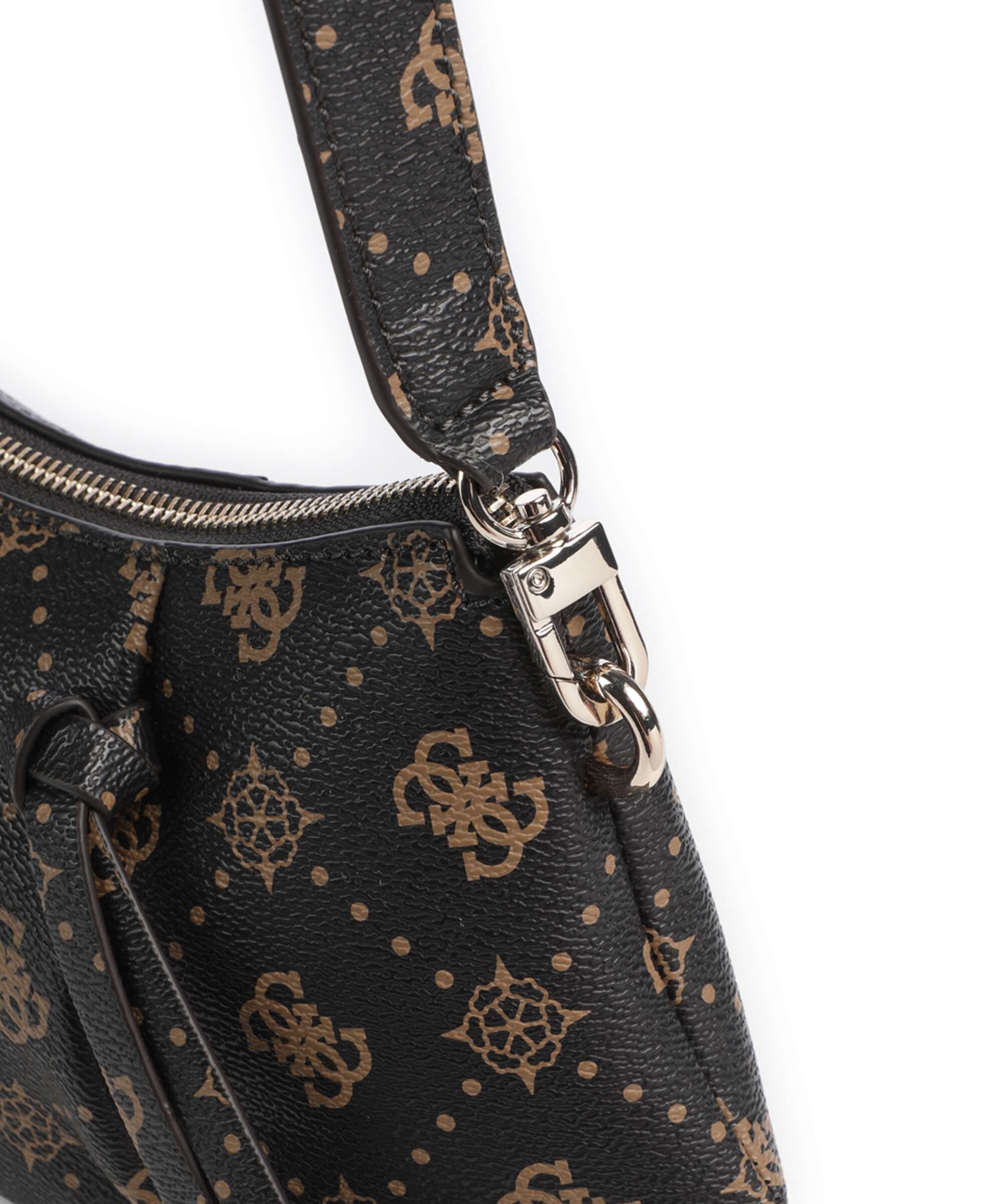Guess Allegra Logo Shoulder bag espresso logo