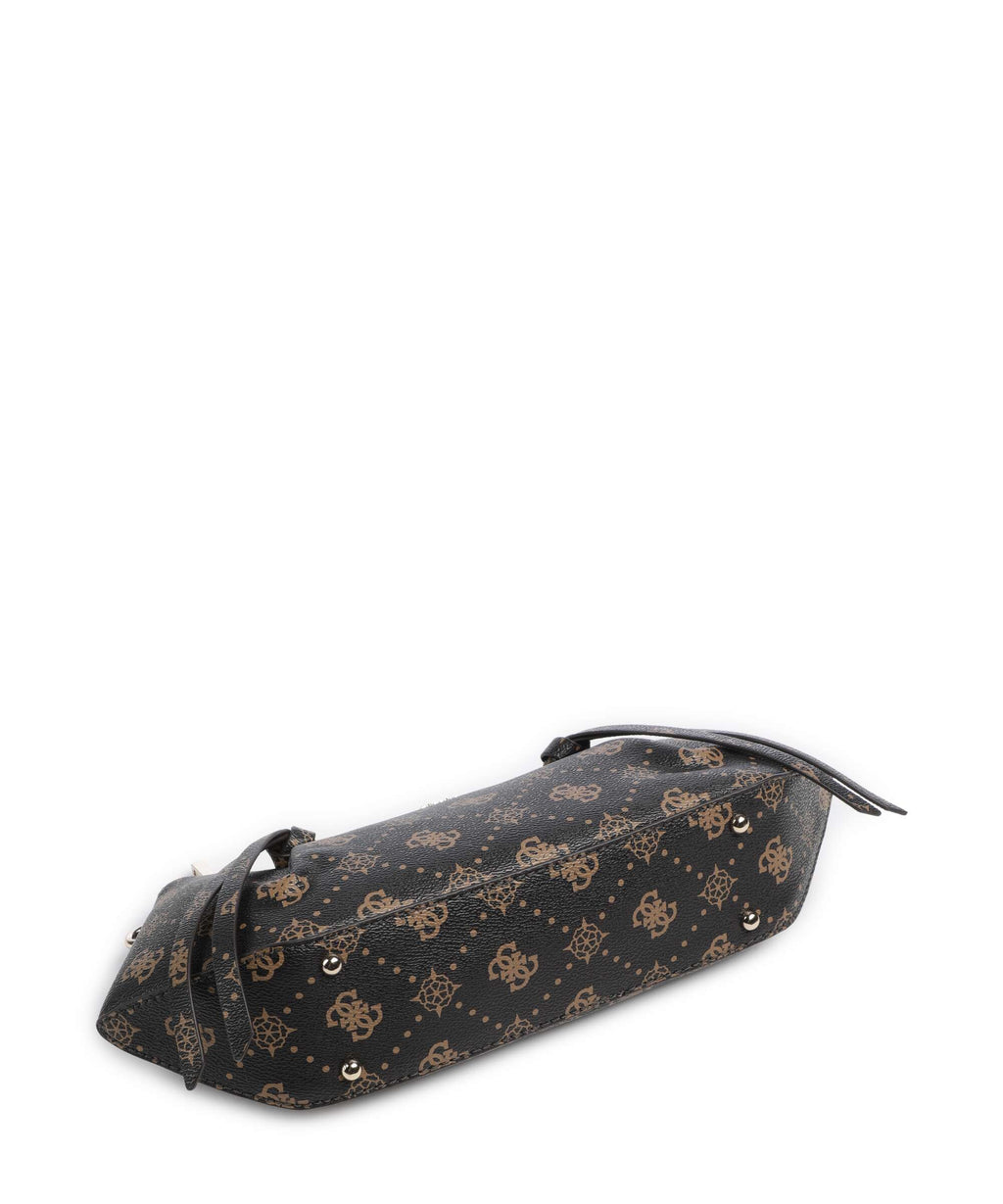 Guess Allegra Logo Shoulder bag espresso logo