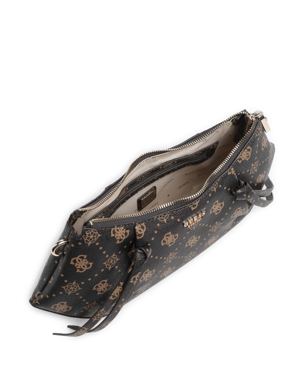 Guess Allegra Logo Shoulder bag espresso logo