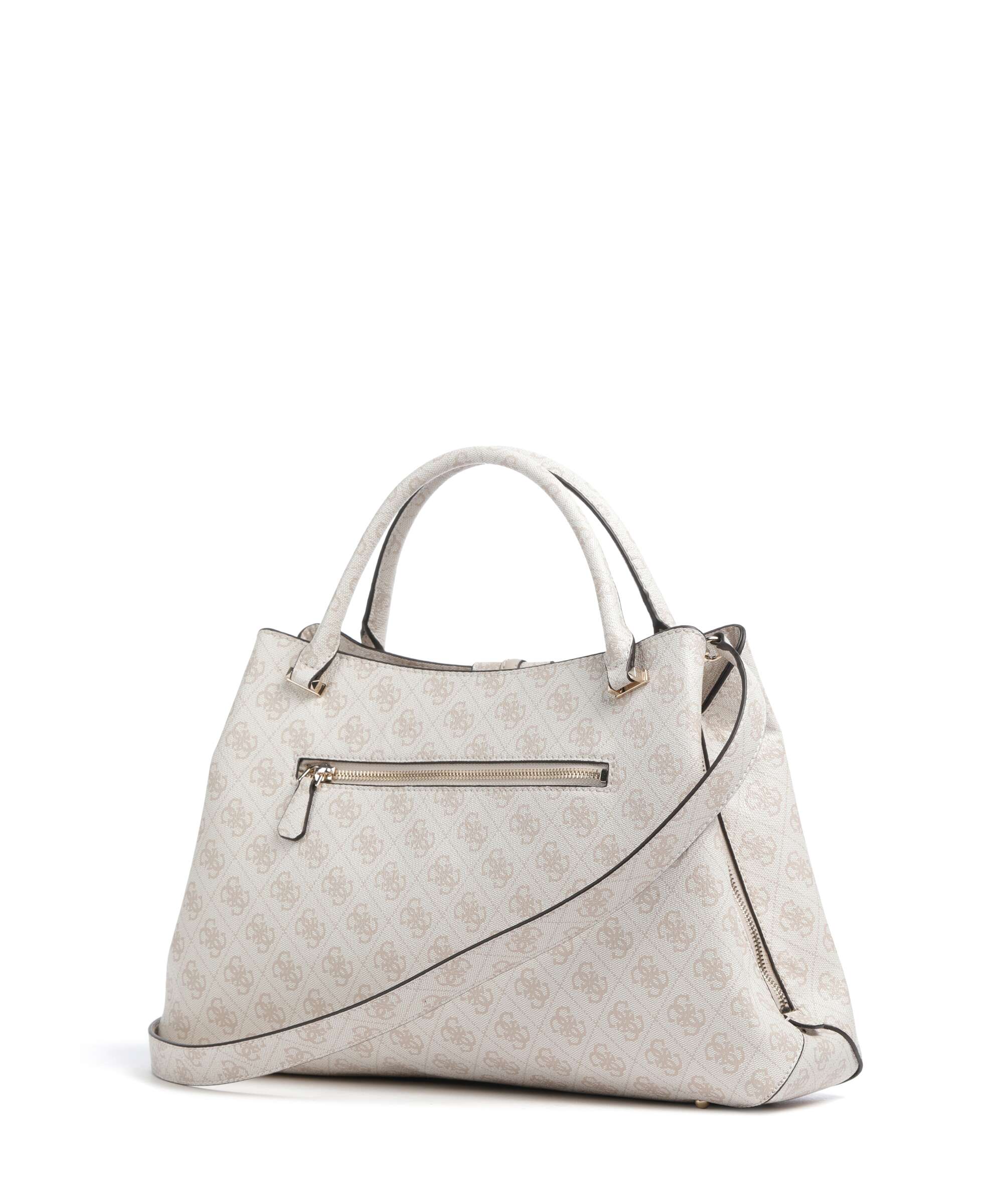 Guess Yvonne Girlfriend Logo Handbag stone logo