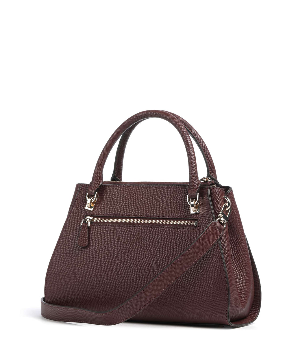 Guess Noelle II Luxury Handbag burgundy