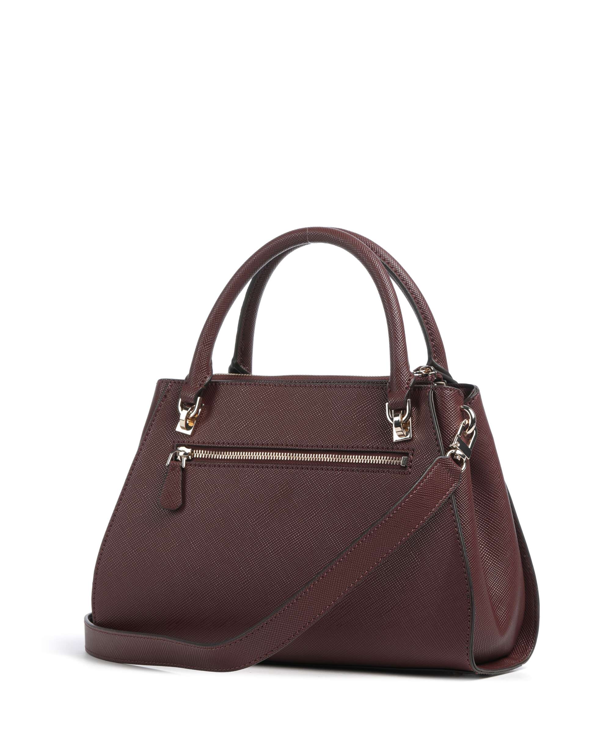 Guess Noelle II Luxury Handbag burgundy