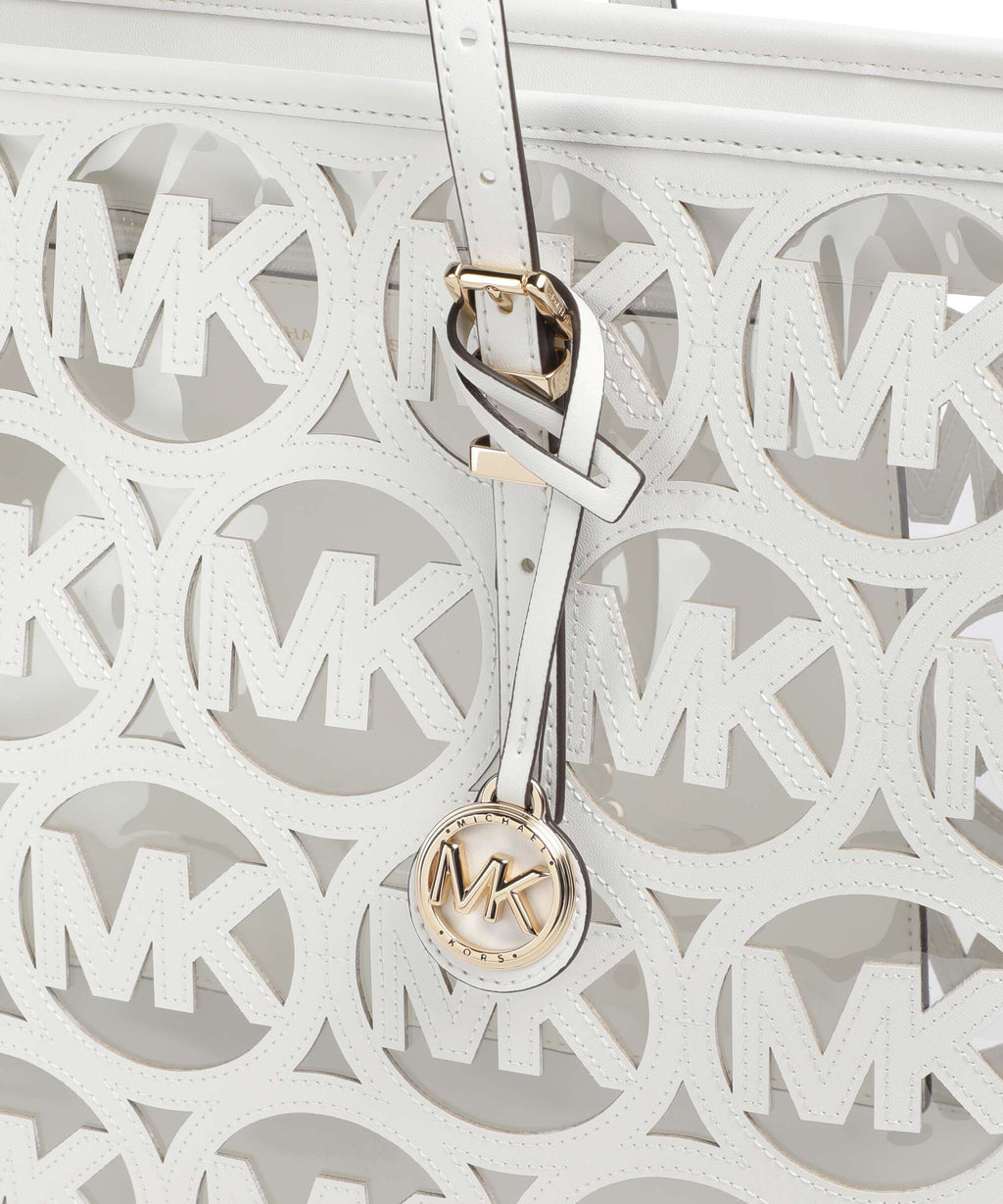 Michael Kors Quinn Large Tote bag optic white