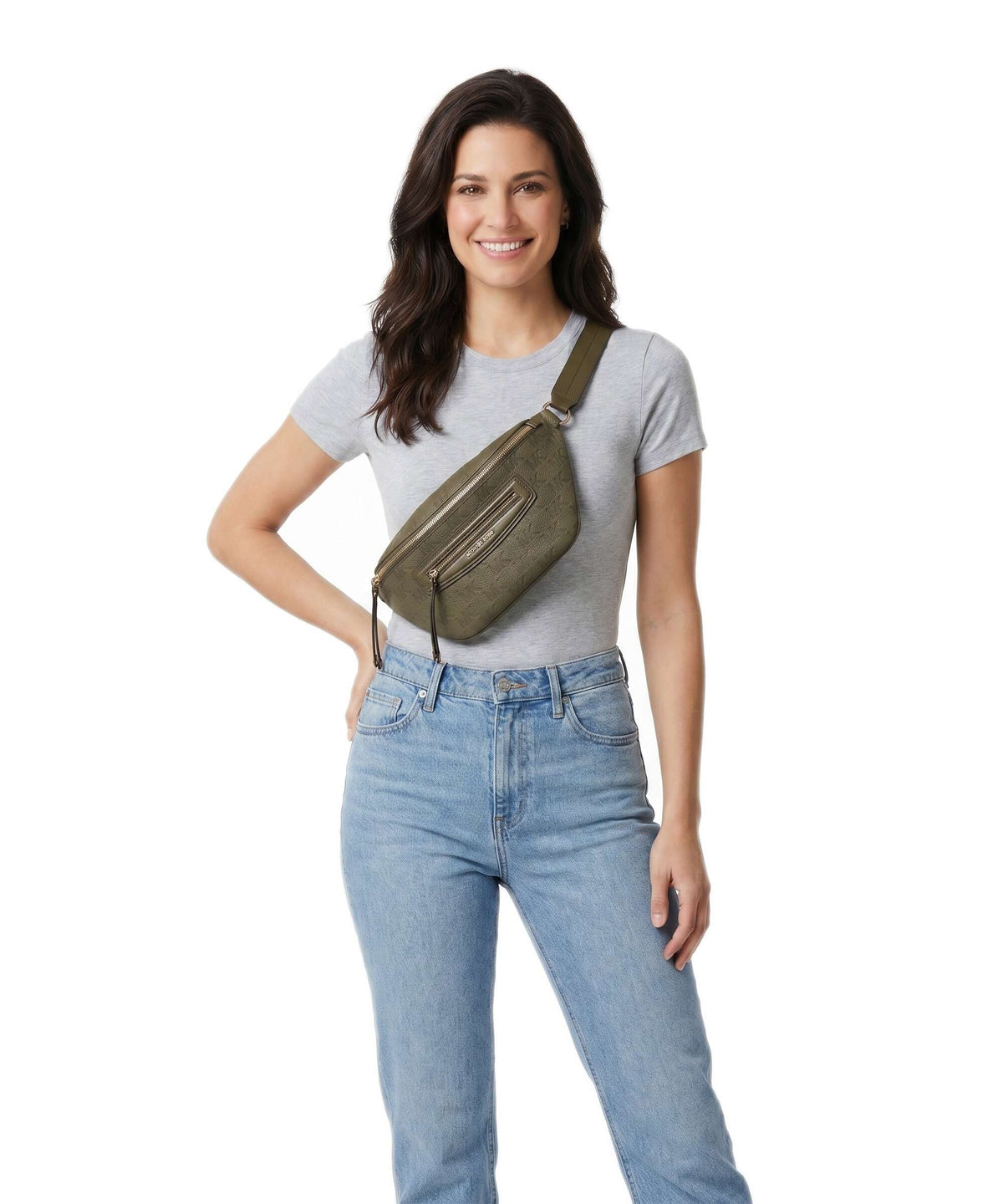 Michael Kors Jet Set Travel Medium Belt bag loden
