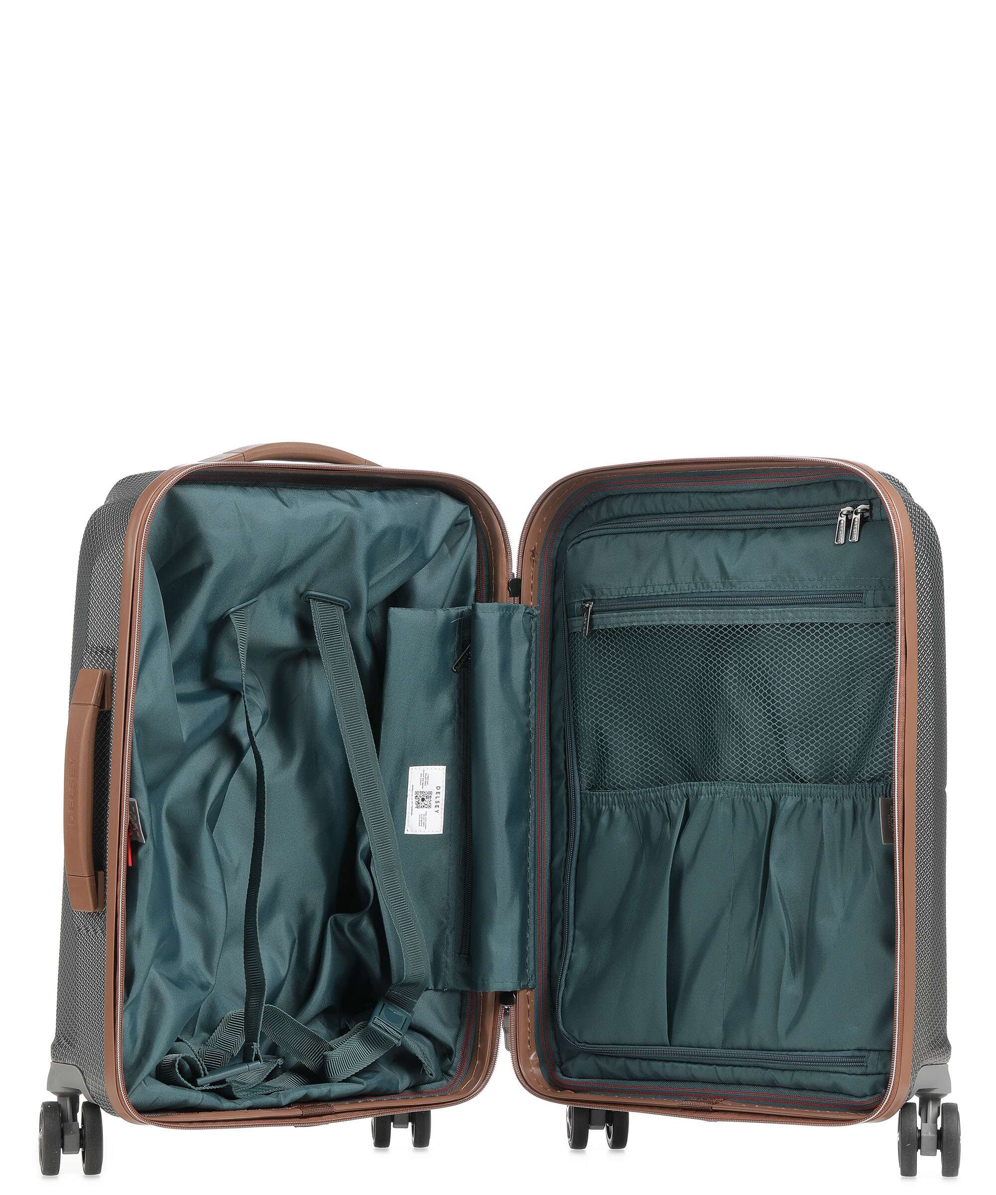Delsey Paris Carrousel Slim Line Spinner (4 wheels) platin