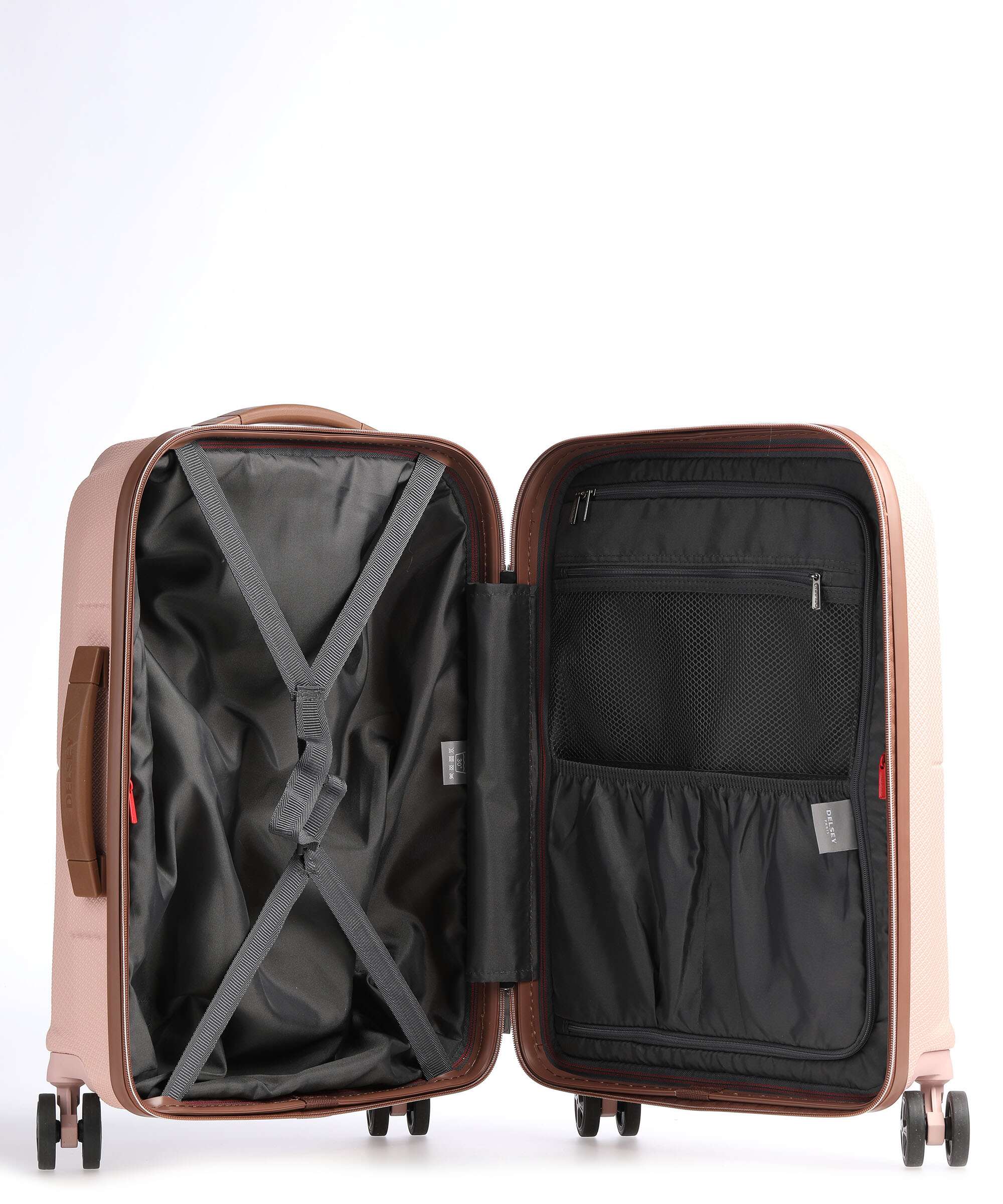 Delsey Paris Carrousel Slim Line Spinner (4 wheels) pink