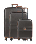 Delsey Paris Flanerie SE Suitcase set (4 wheels) chocolate