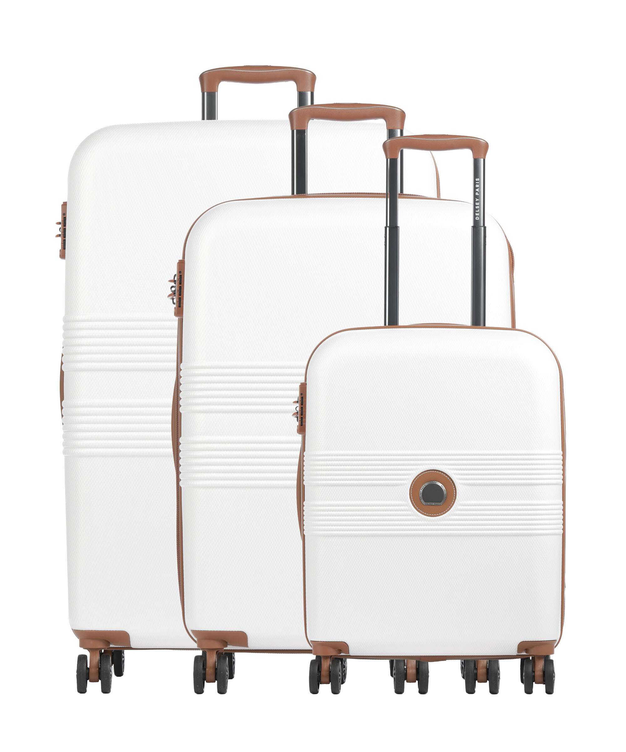 Delsey Paris Flanerie SE Suitcase set (4 wheels) champagne