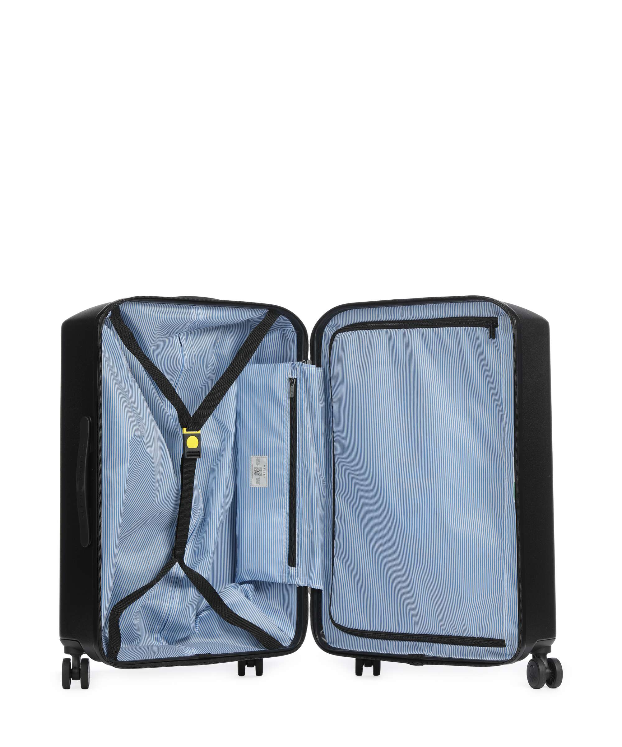 Delsey Paris x United Colors of Benetton UCB Hardside Spinner (4 wheels) black