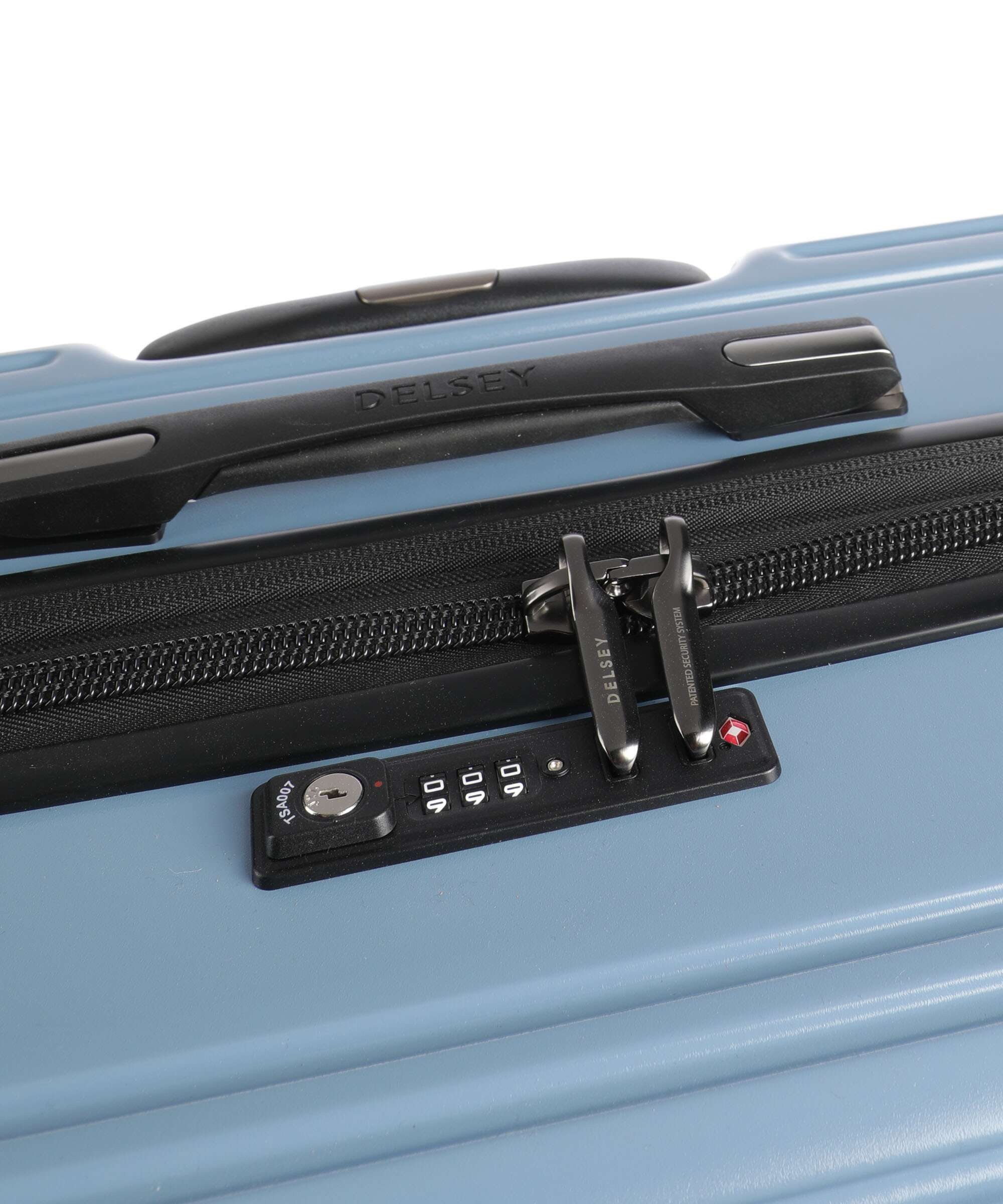 Delsey Paris Caumartin Plus Spinner (4 wheels) zinc blue