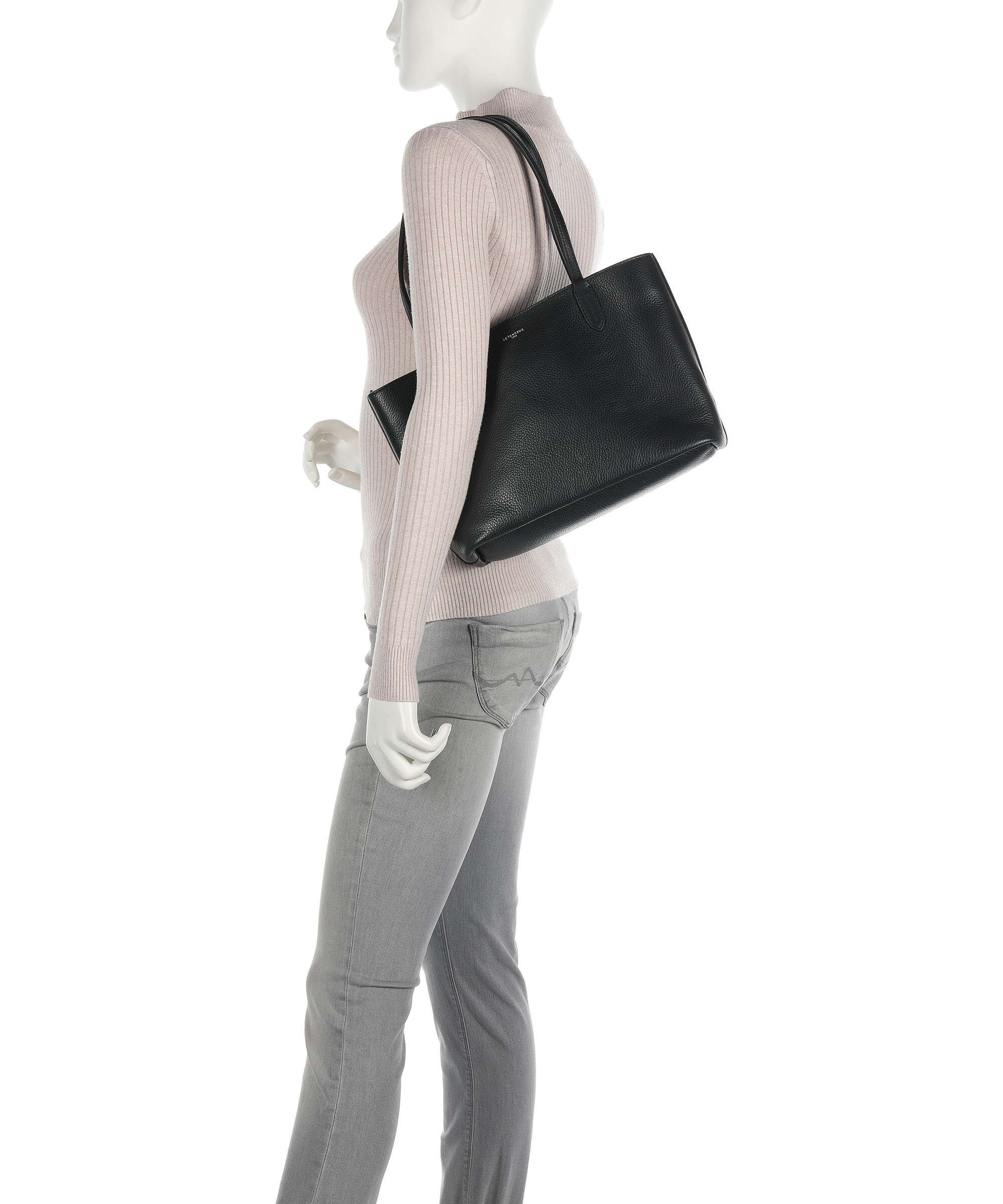 Le Tanneur Louise Tote bag noir/lebleu