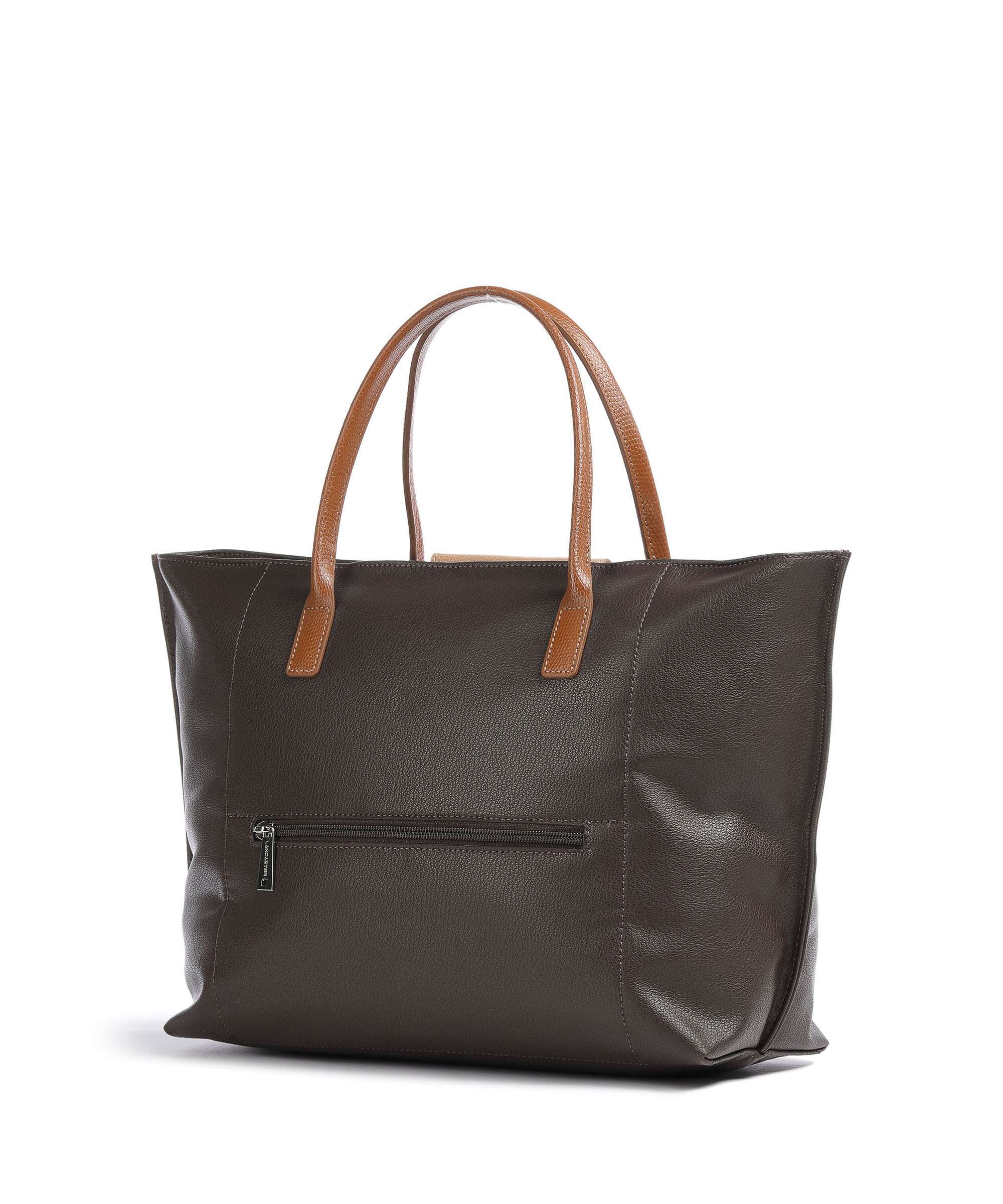 Lancaster Maya Handbag marron/naturel/camel