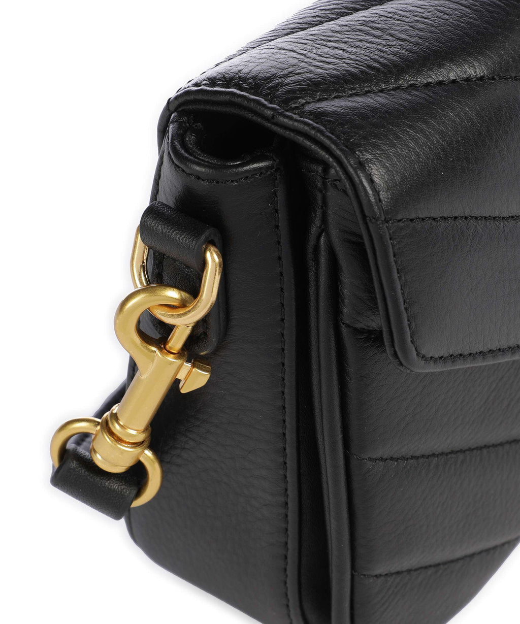 Lancaster Soft Matelassé Crossbody bag noir