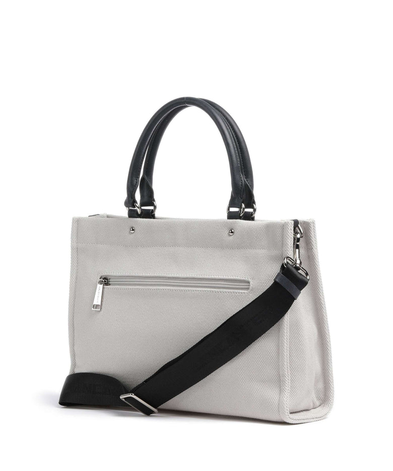 Lancaster Actual Conscious Canvas Handbag grisclai