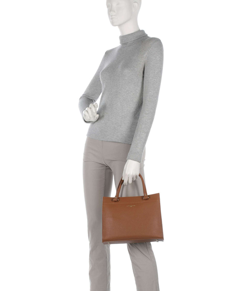 Lancaster Foulonne Double Handbag camel