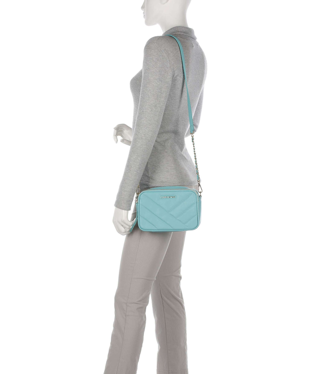 Lancaster Soft Matelassé Crossbody bag lagon