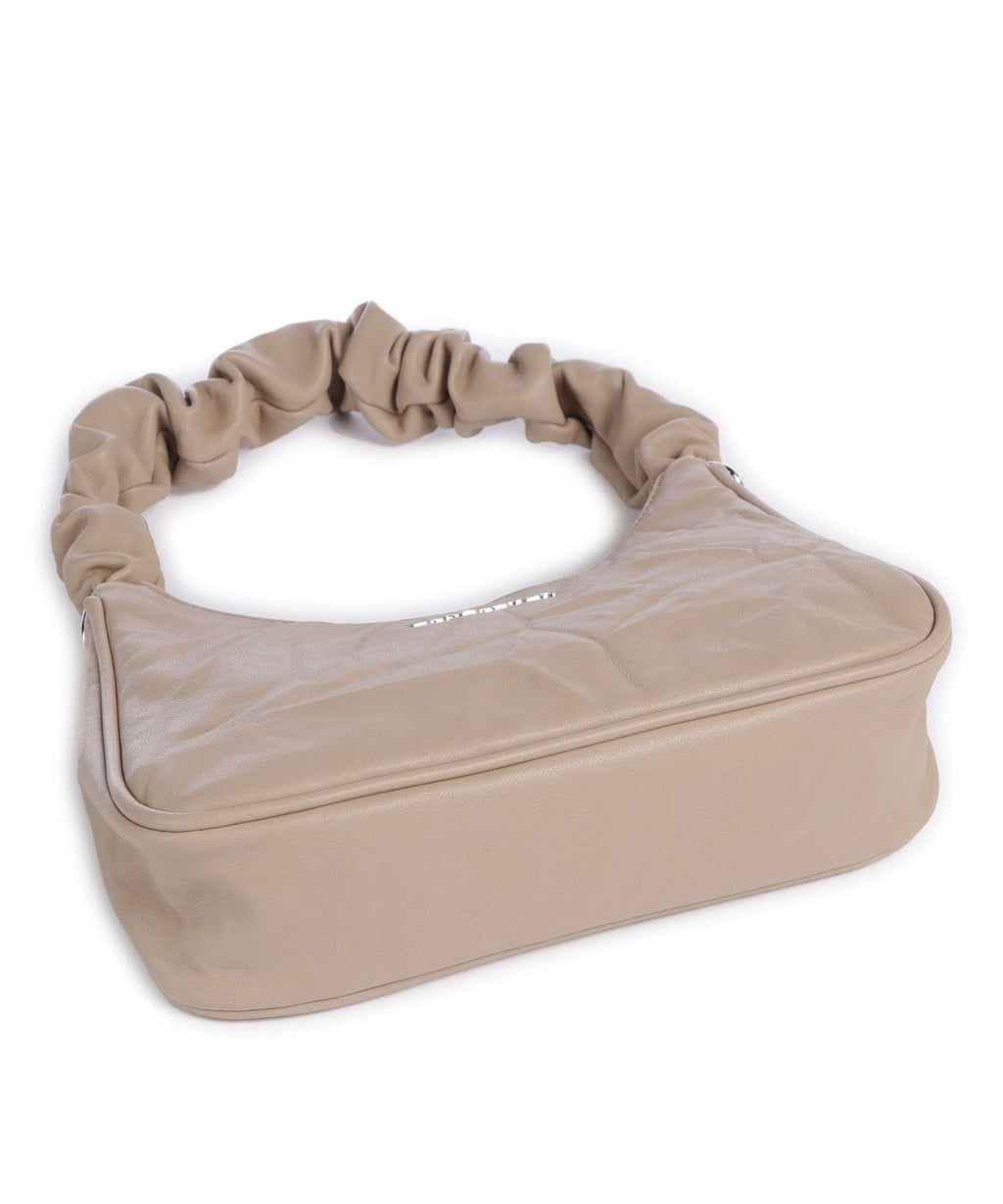 Lancaster Actual Froissé Shoulder bag beige foncé