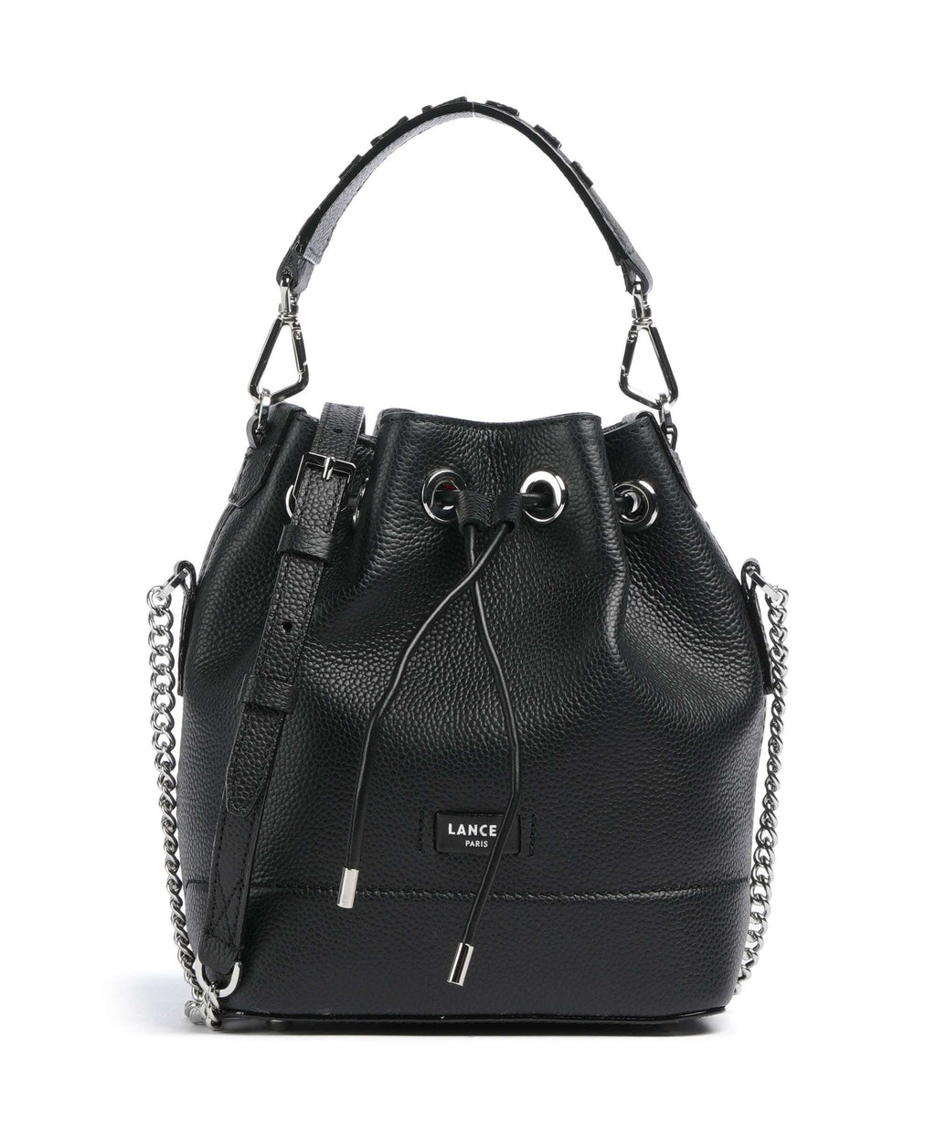 Lancel Ninon S Bucket bag black