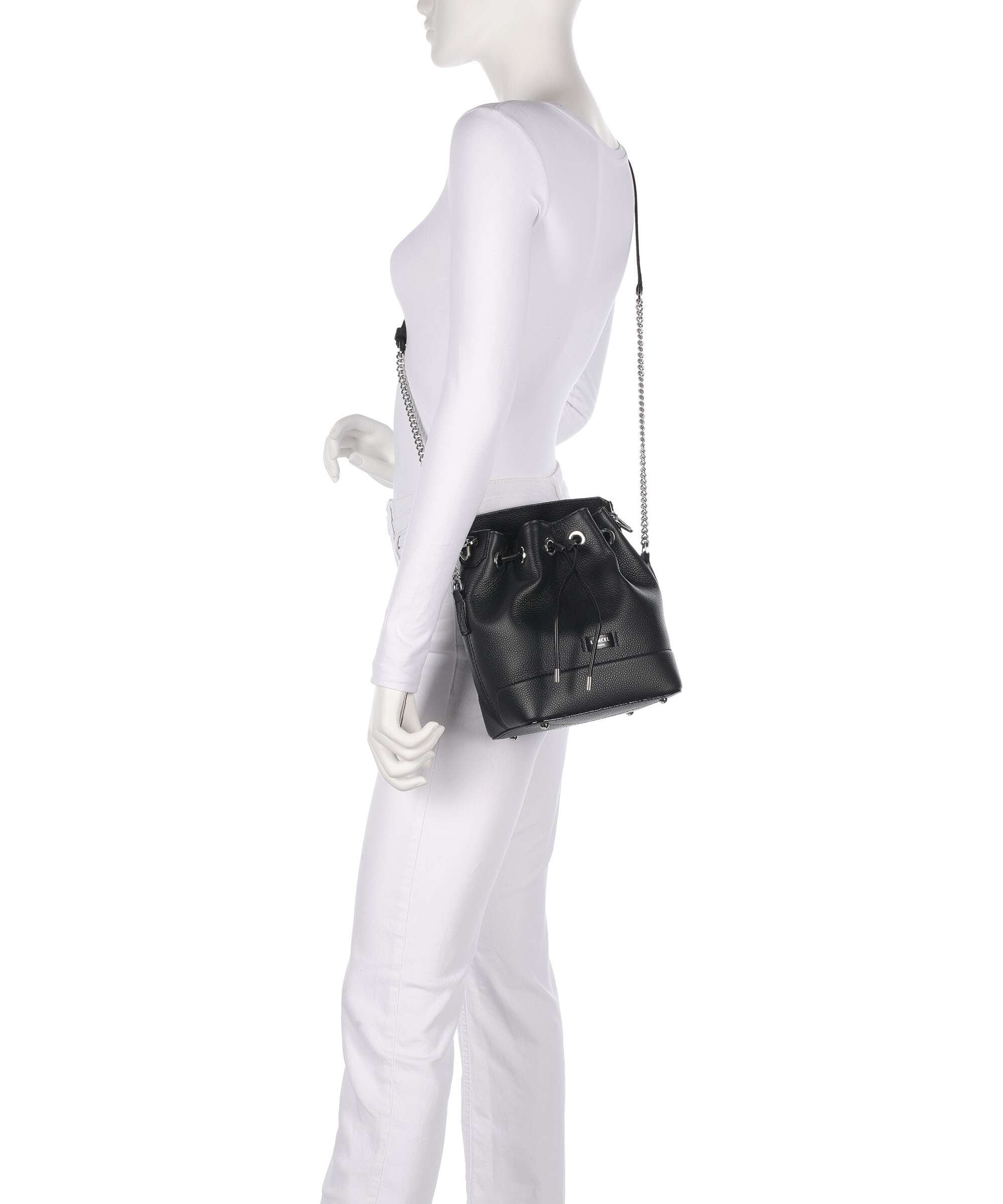 Lancel Ninon S Bucket bag black