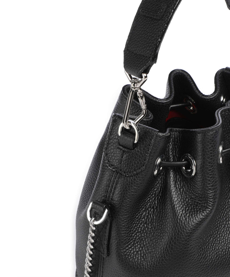 Lancel Ninon S Bucket bag black