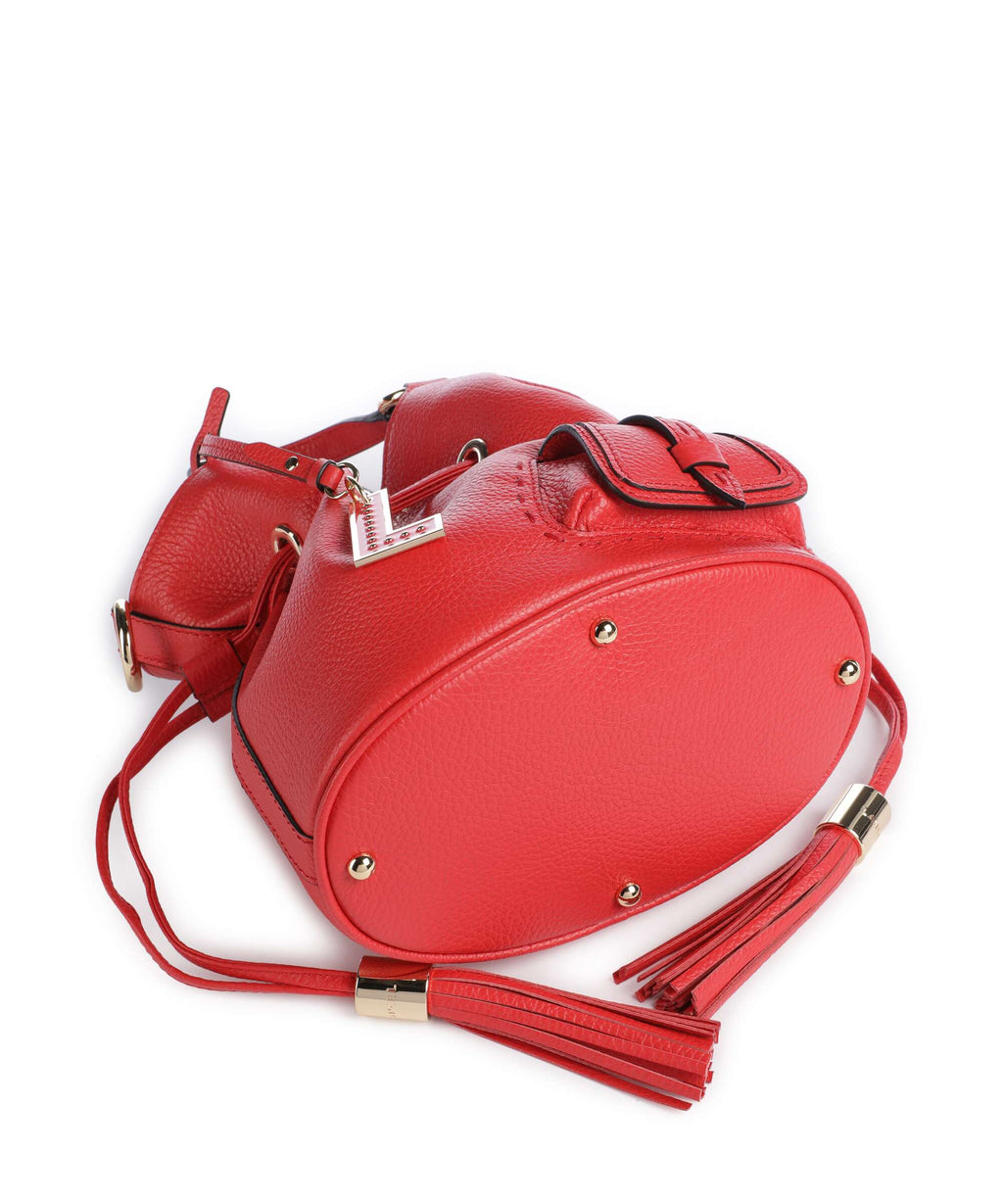 Lancel Premier Flirt S Bucket bag kiss red