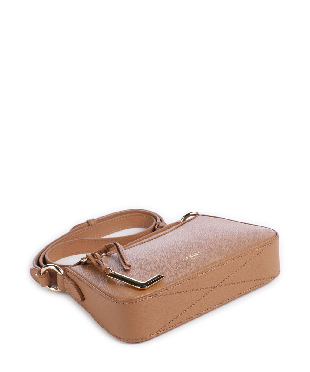 Lancel Faubourg Mini Crossbody bag camel