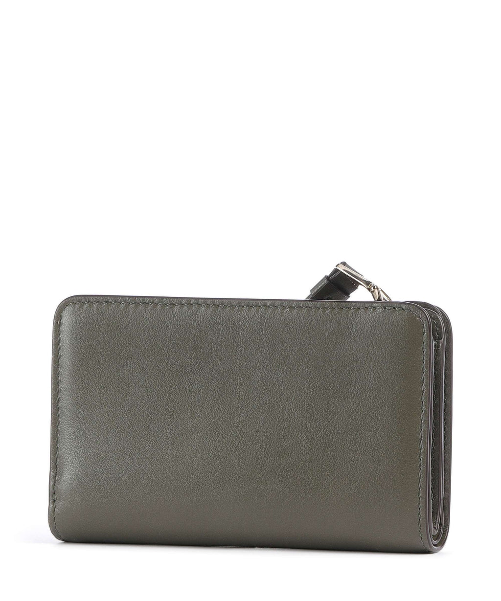 Lancel Origami Wallet dark khaki