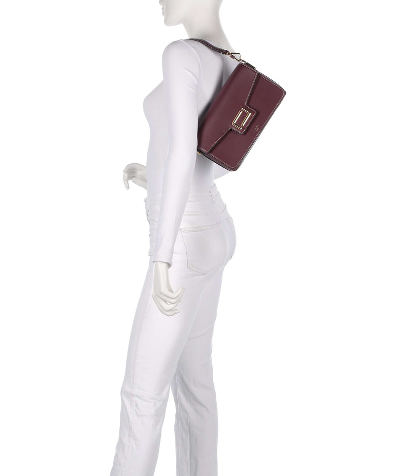Lancel Angele M Shoulder bag cassis