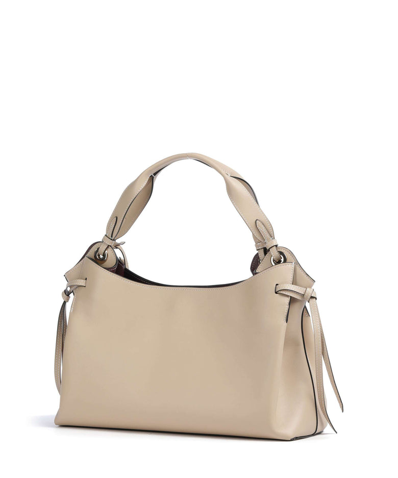 Lancel Swann M Hobo bag cappuccino