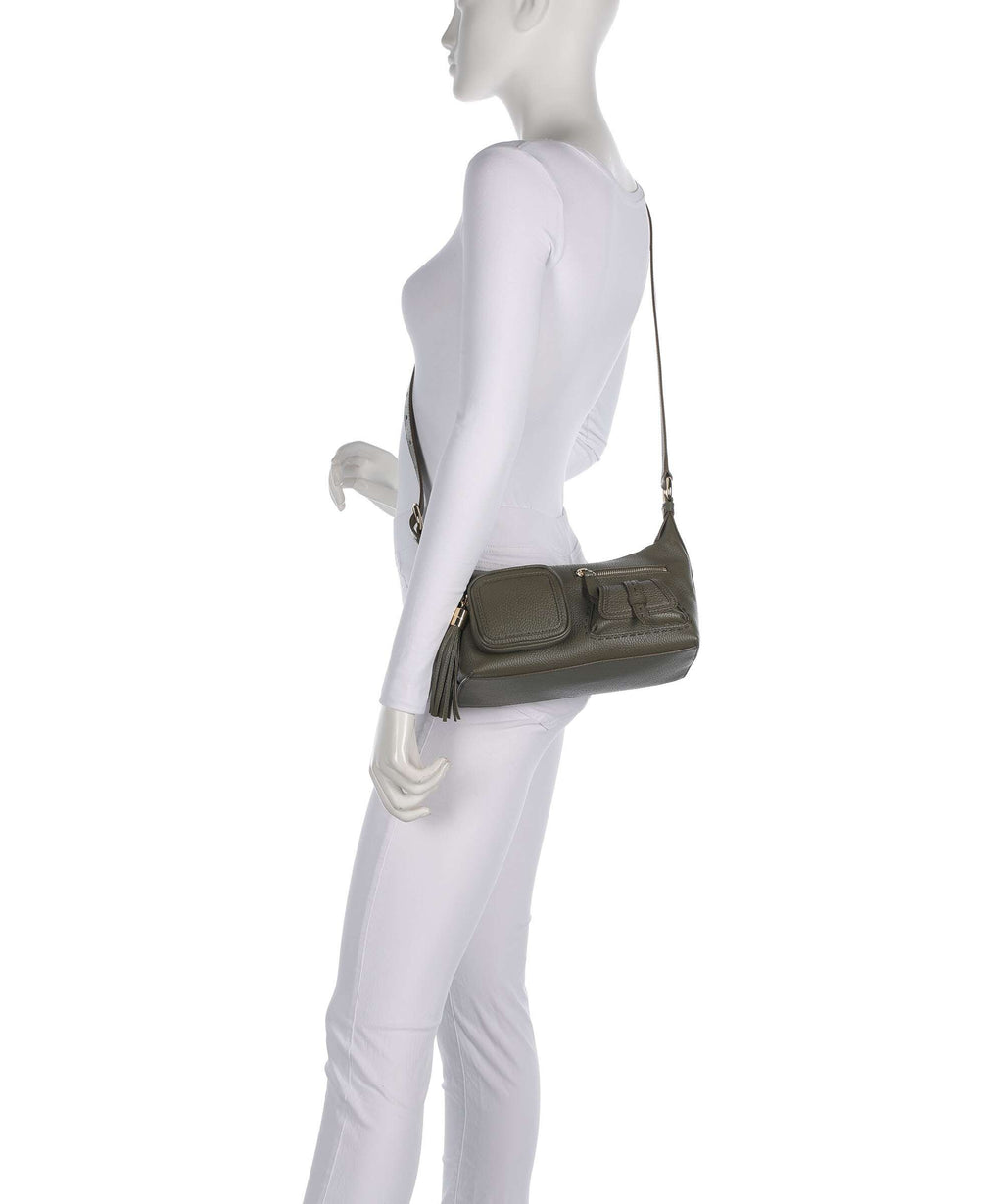 Lancel Premier Flirt S Crossbody bag dark khaki