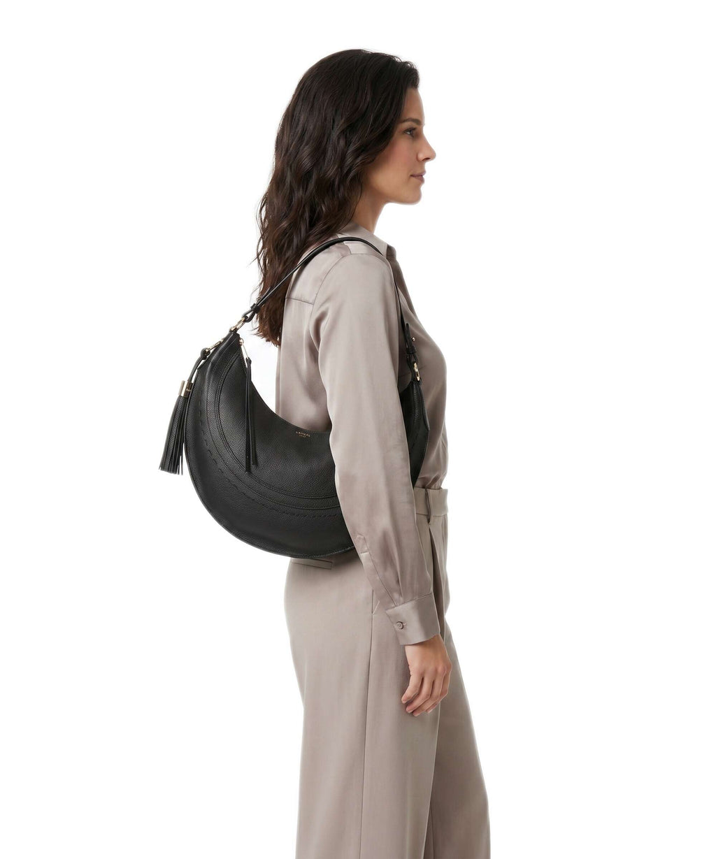 Lancel Hobohème M Hobo bag black