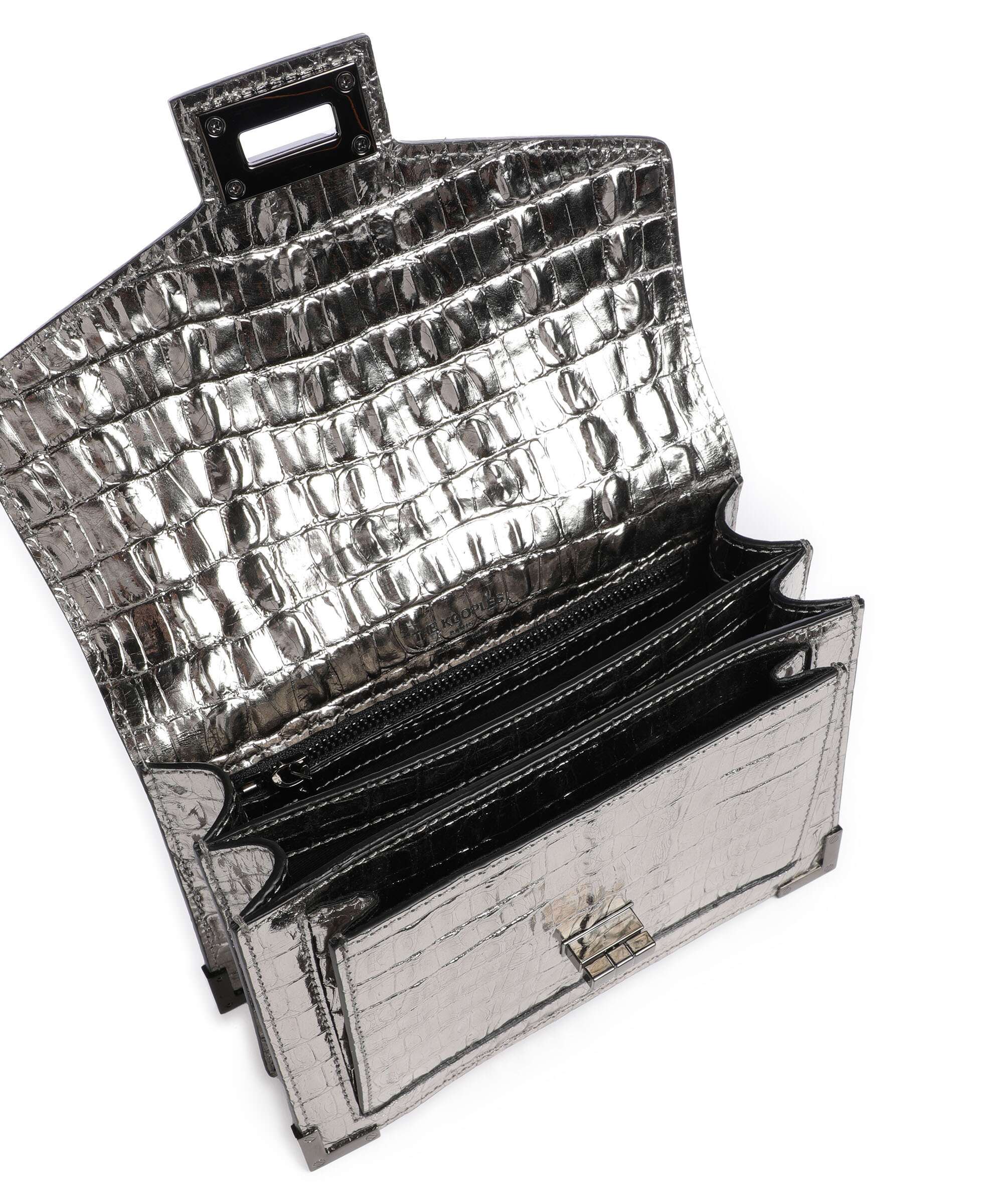 The Kooples Emily Crossbody bag antic silver