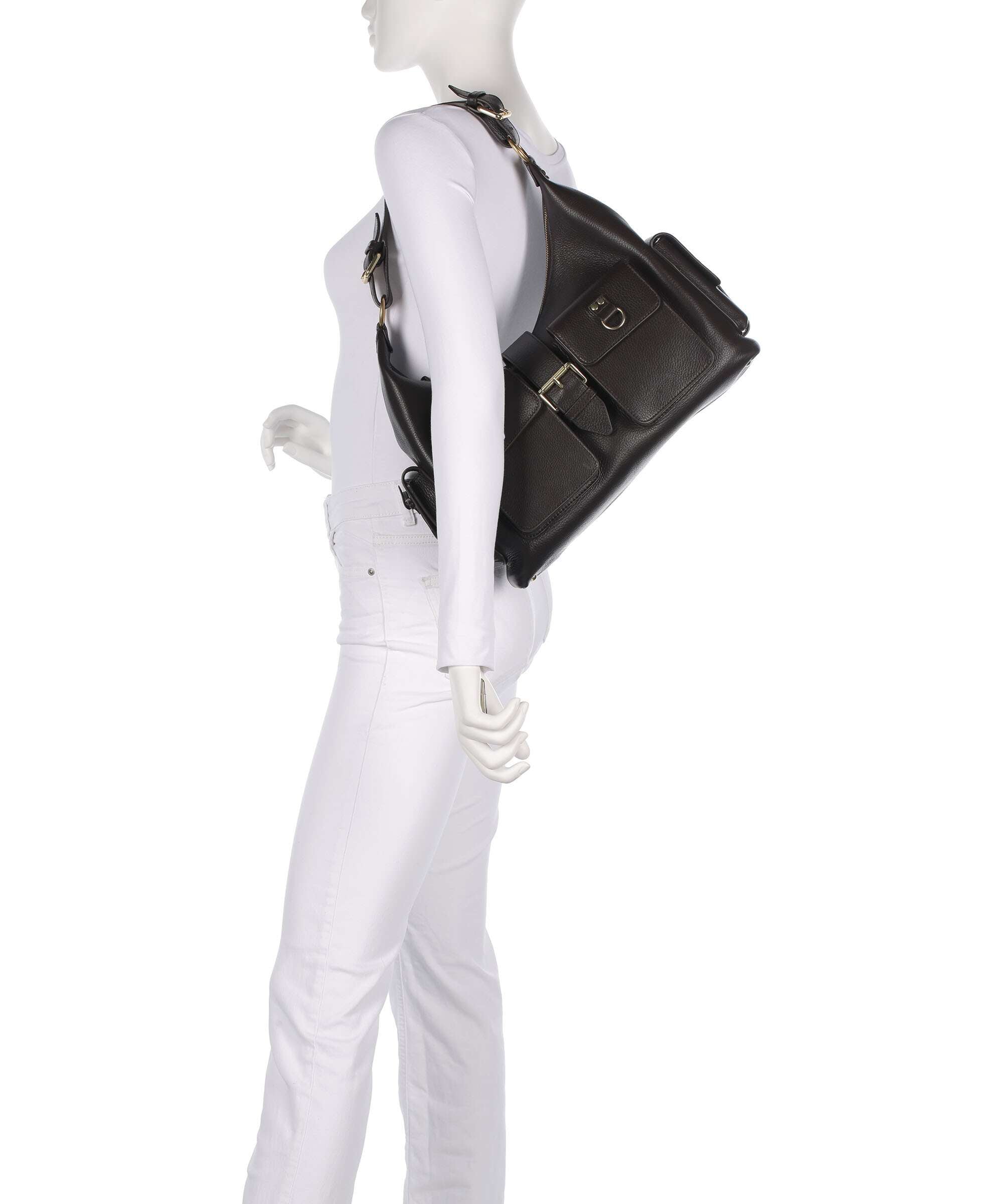 The Kooples Amelia Large Shoulder bag brown