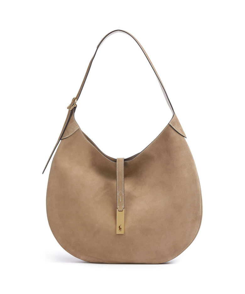 Polo Ralph Lauren ID Collection Medium Hobo bag clay