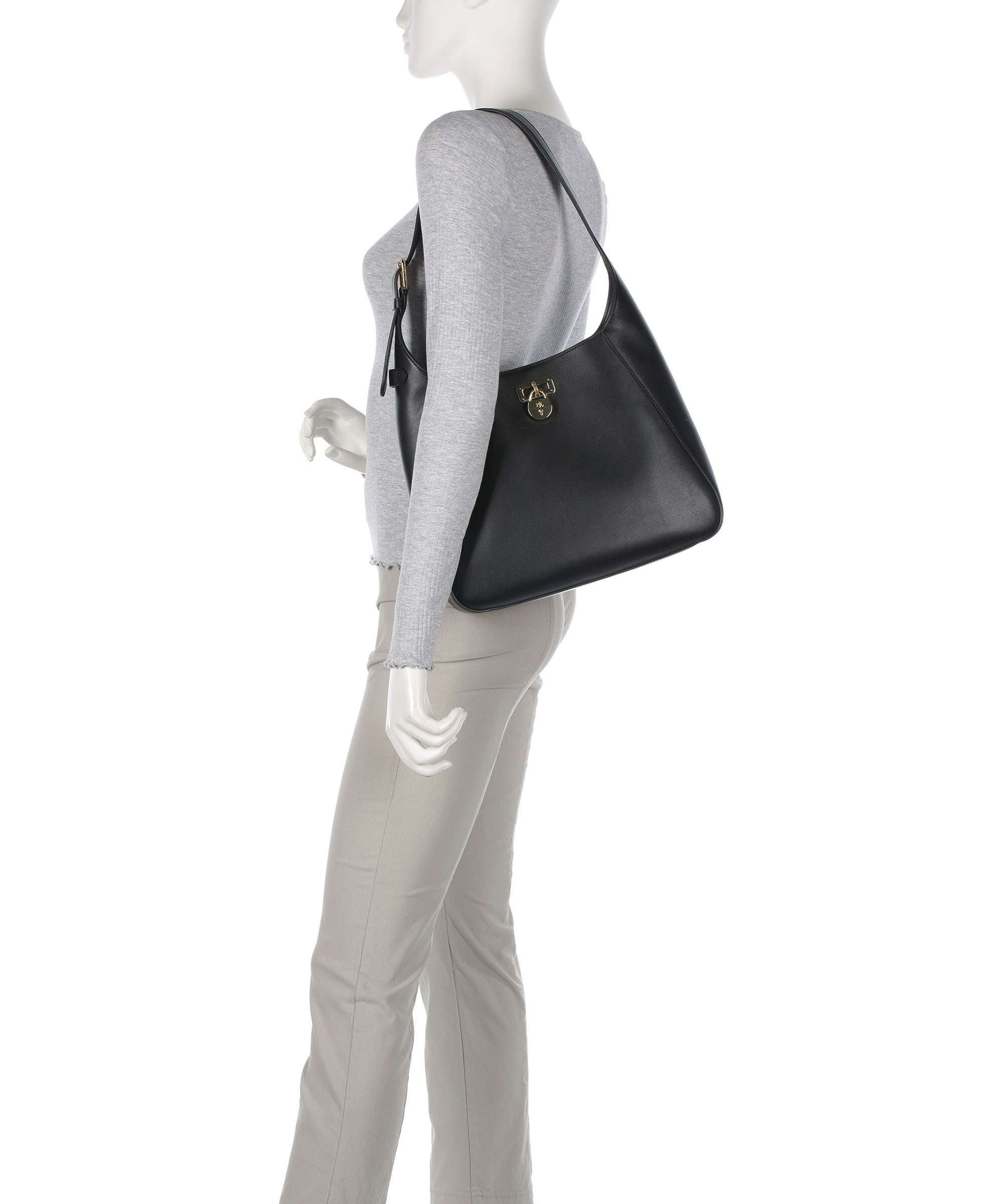 Lauren Ralph Lauren Tanner Large Shoulder bag black