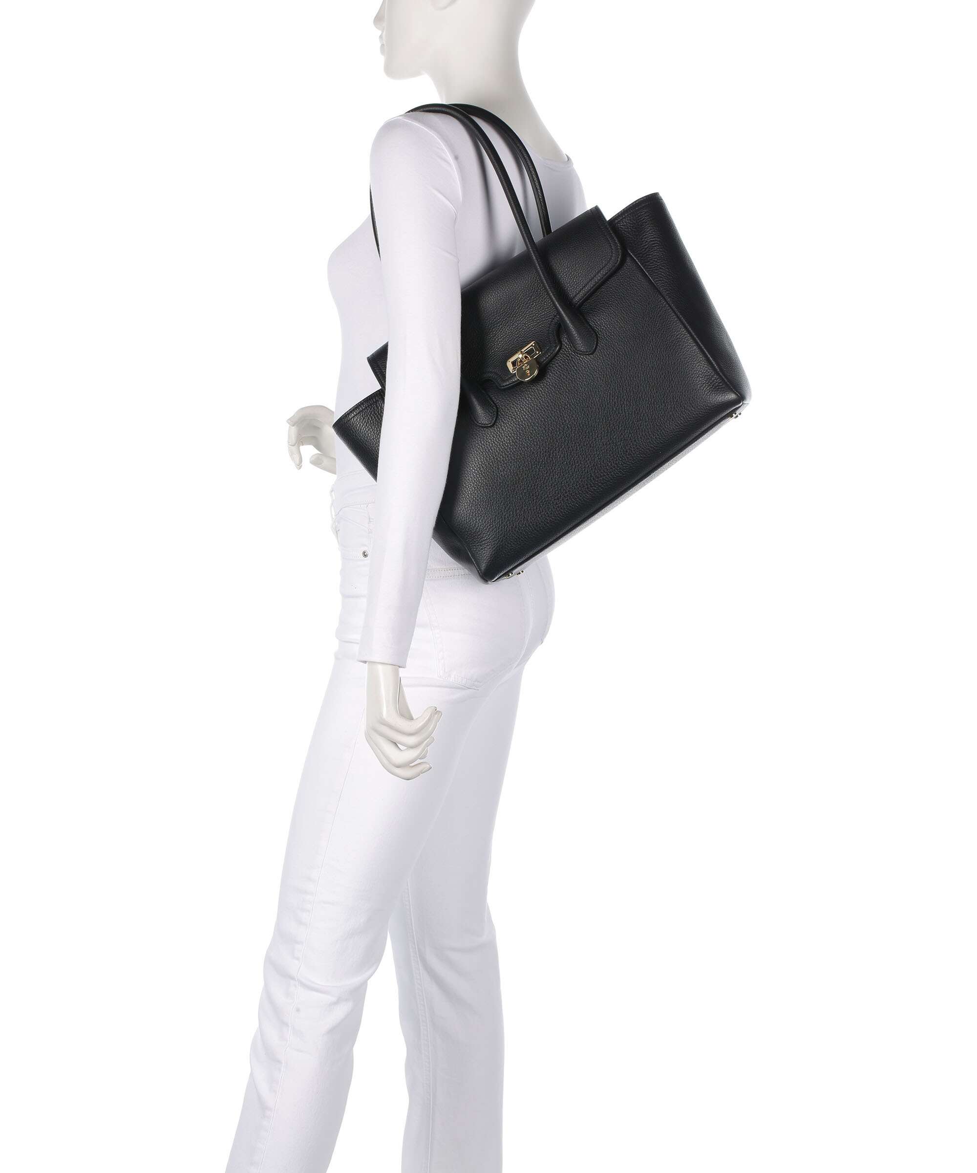 Lauren Ralph Lauren Tanner Large Tote bag black