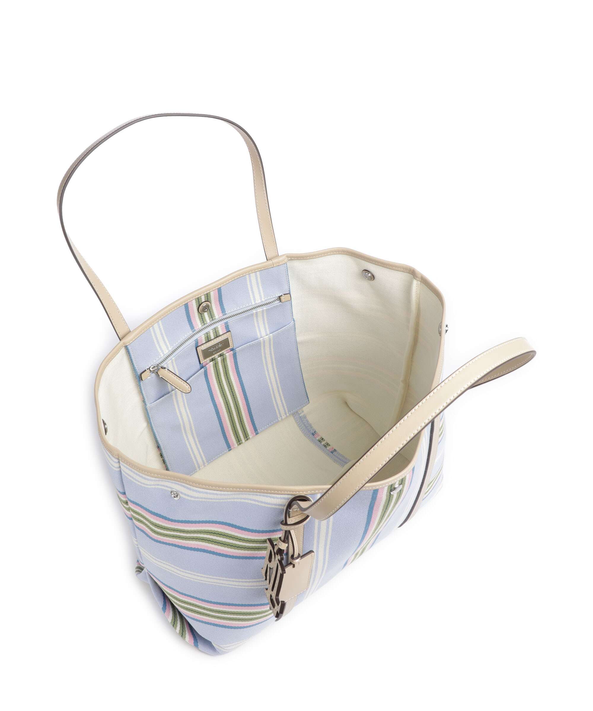 Lauren Ralph Lauren Emerie Large Tote bag carolina stripe/sand dune