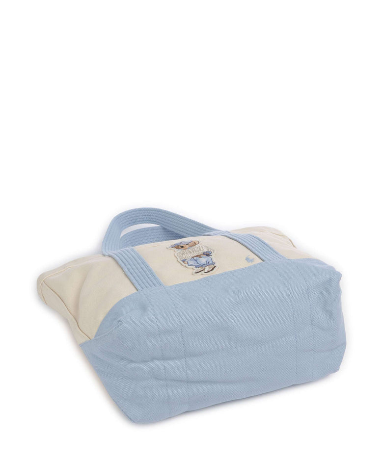 Polo Ralph Lauren Bear Eran Cable Handbag ecru/carolina blue